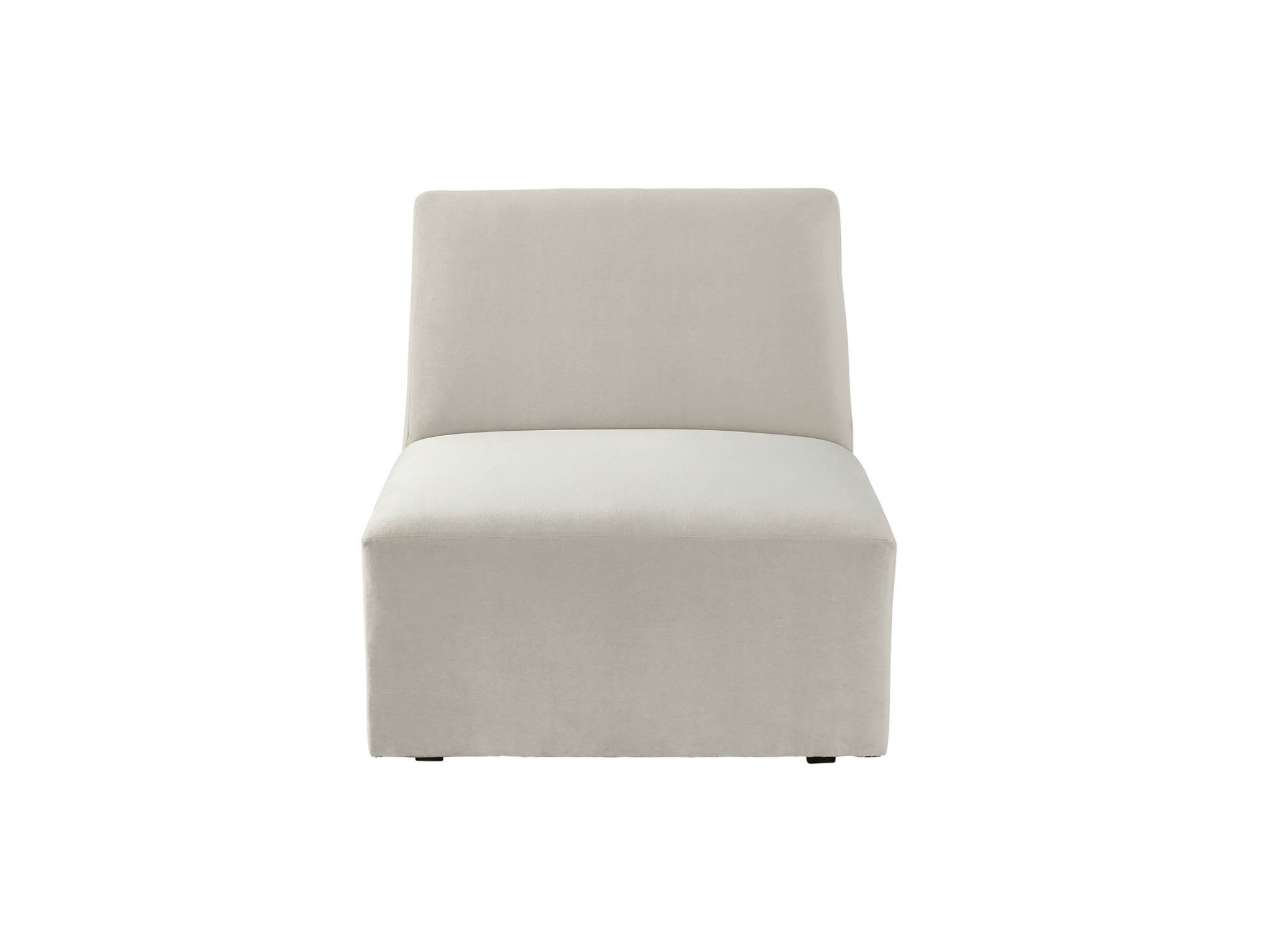 Serenity Armless Chair - Special Order - Silo with a white background