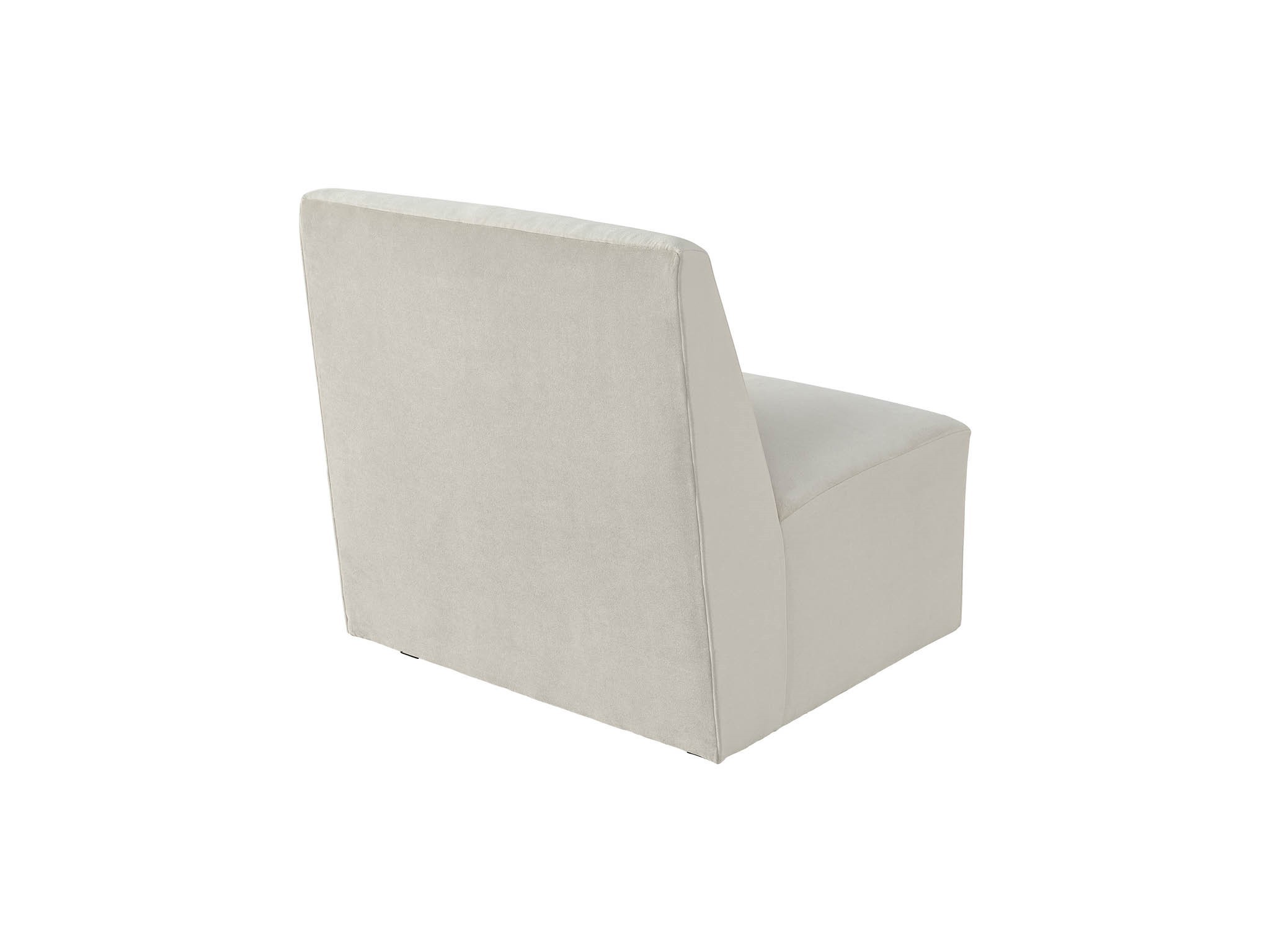 Serenity Armless Chair - Special Order - Silo with a white background