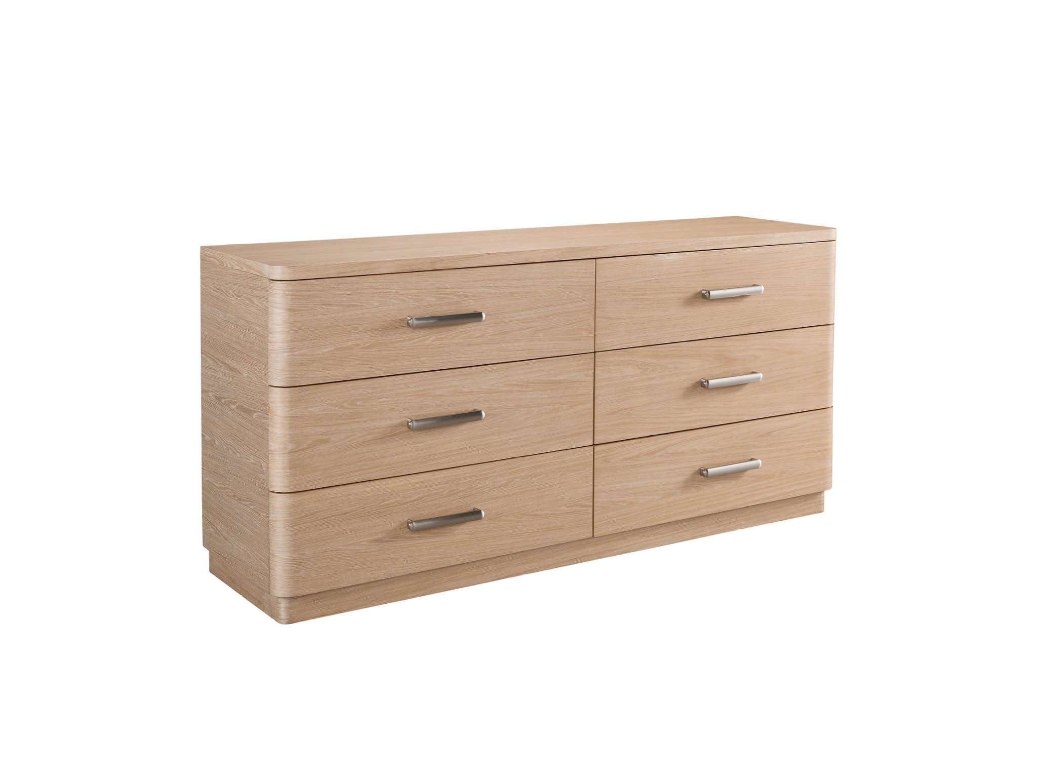 Nomad Six Drawer Dresser - Silo with a white background