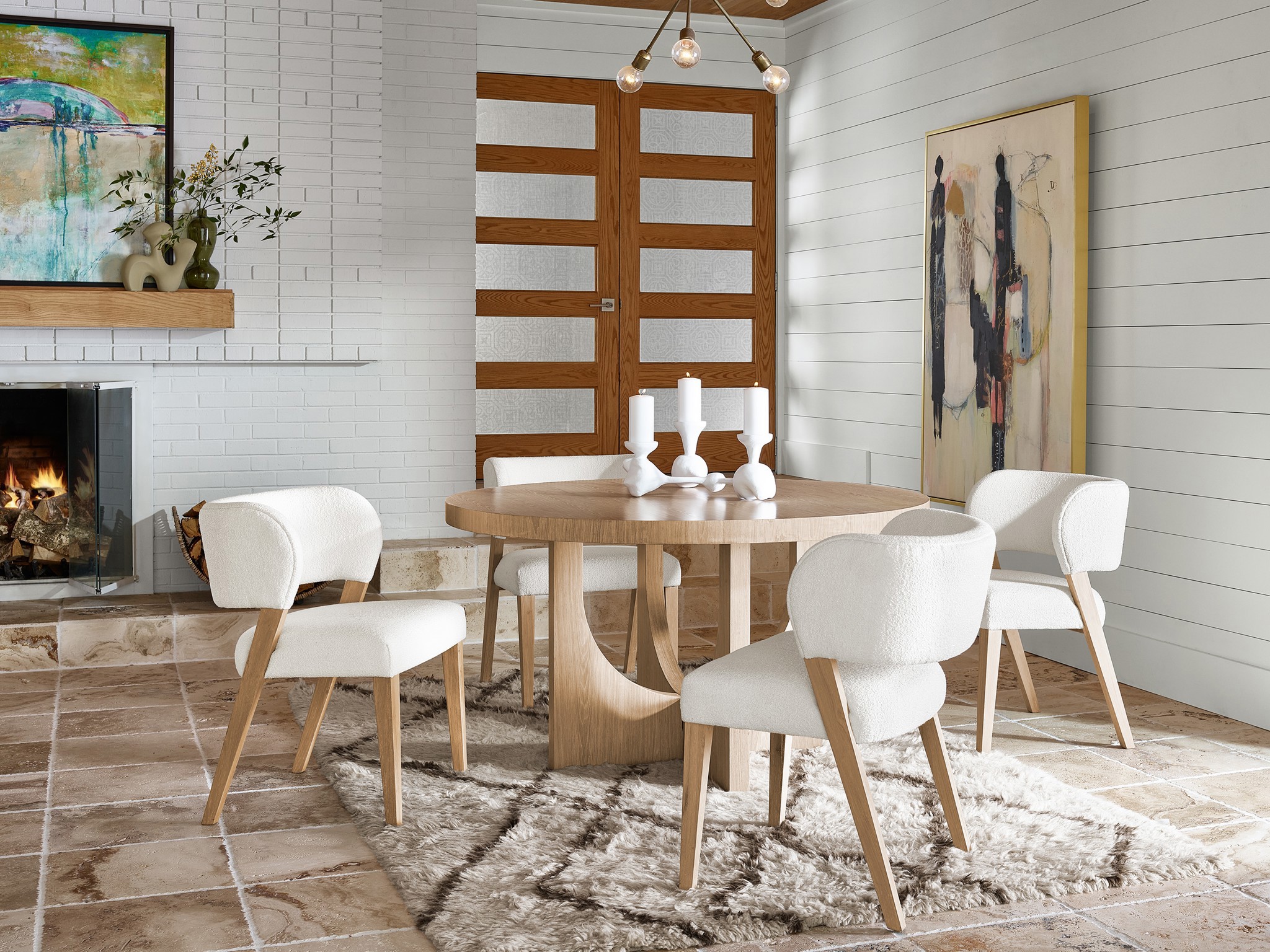 Prier Side Chair - Multiple item room scene