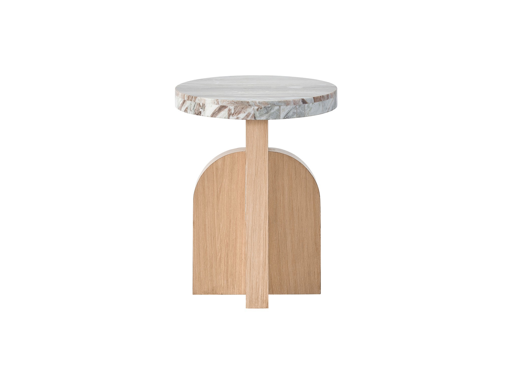 Riverine Accent Table - Silo with a white background