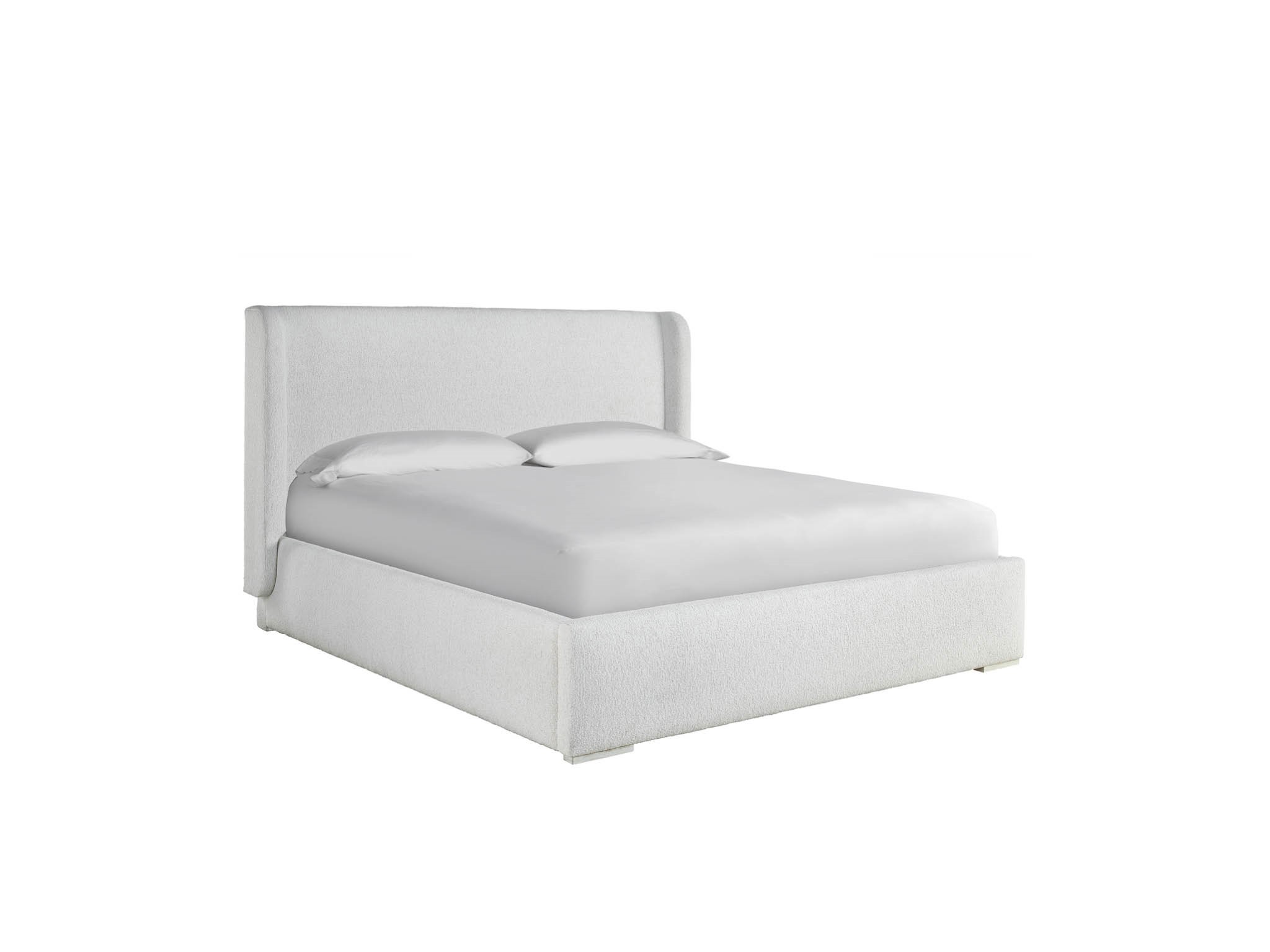 Restore Upholstered Bed Queen - Silo with a white background