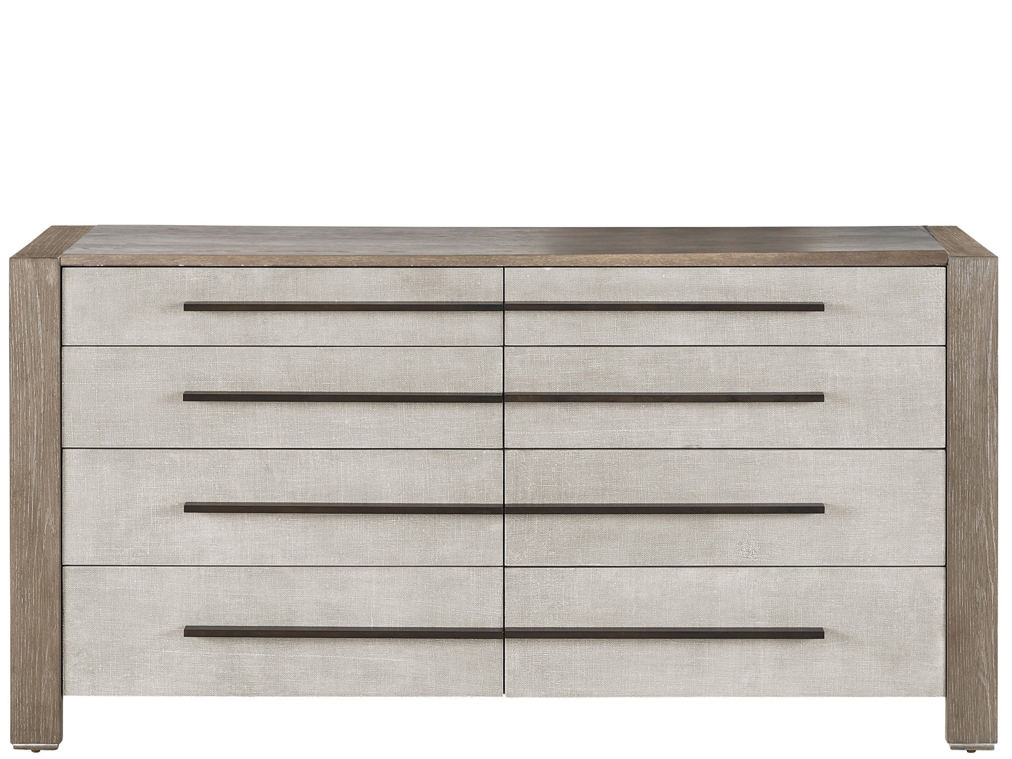 Vista Drawer Dresser - Silo with a white background