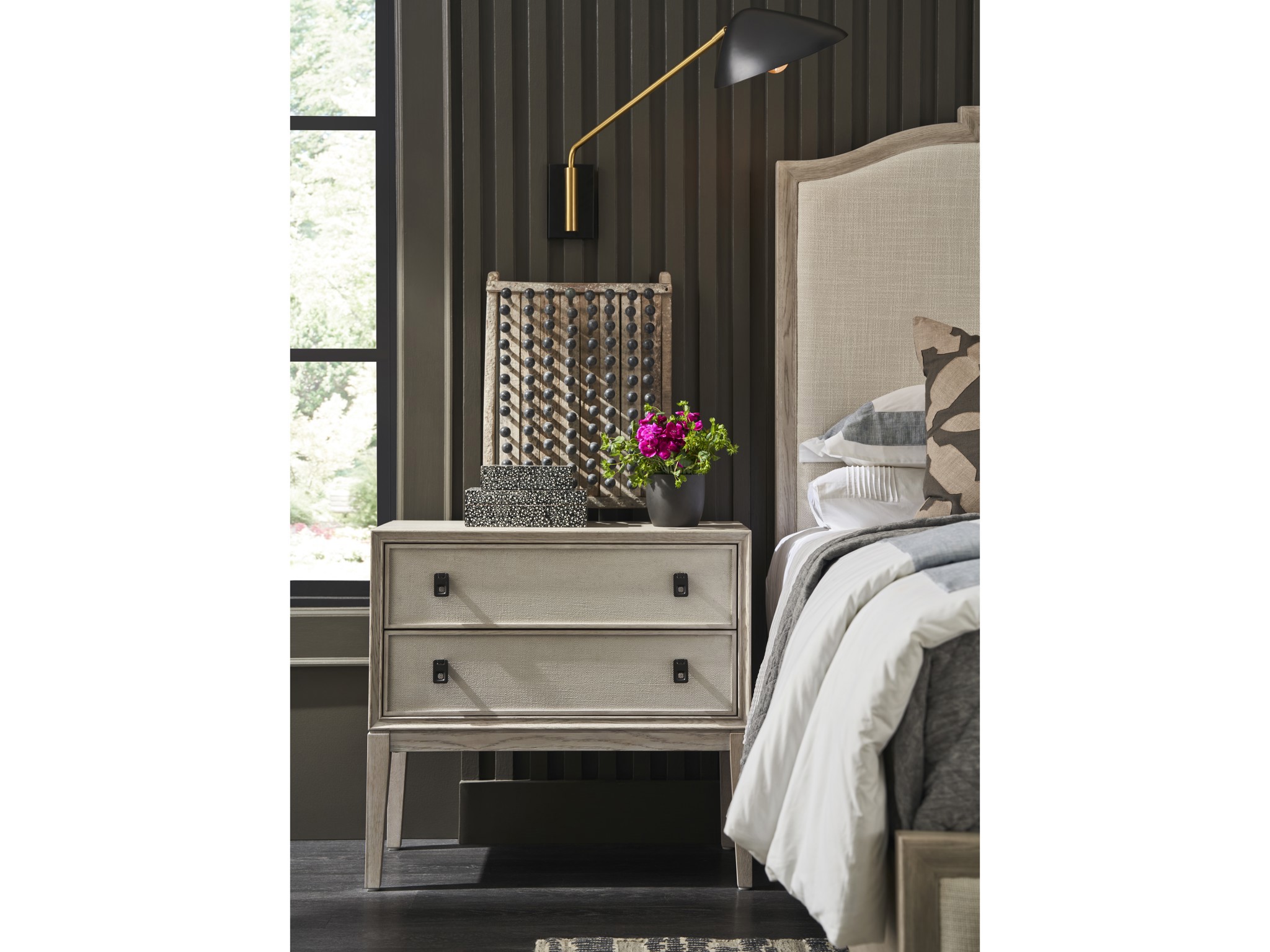 Presley Nightstand - Multiple item room scene