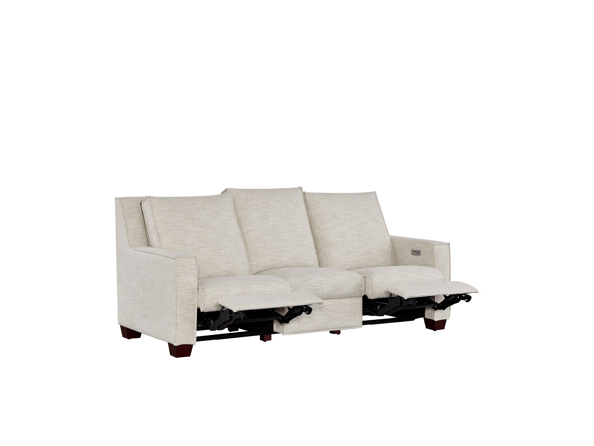 Tucker Reclining Sofa - Silo with a white background