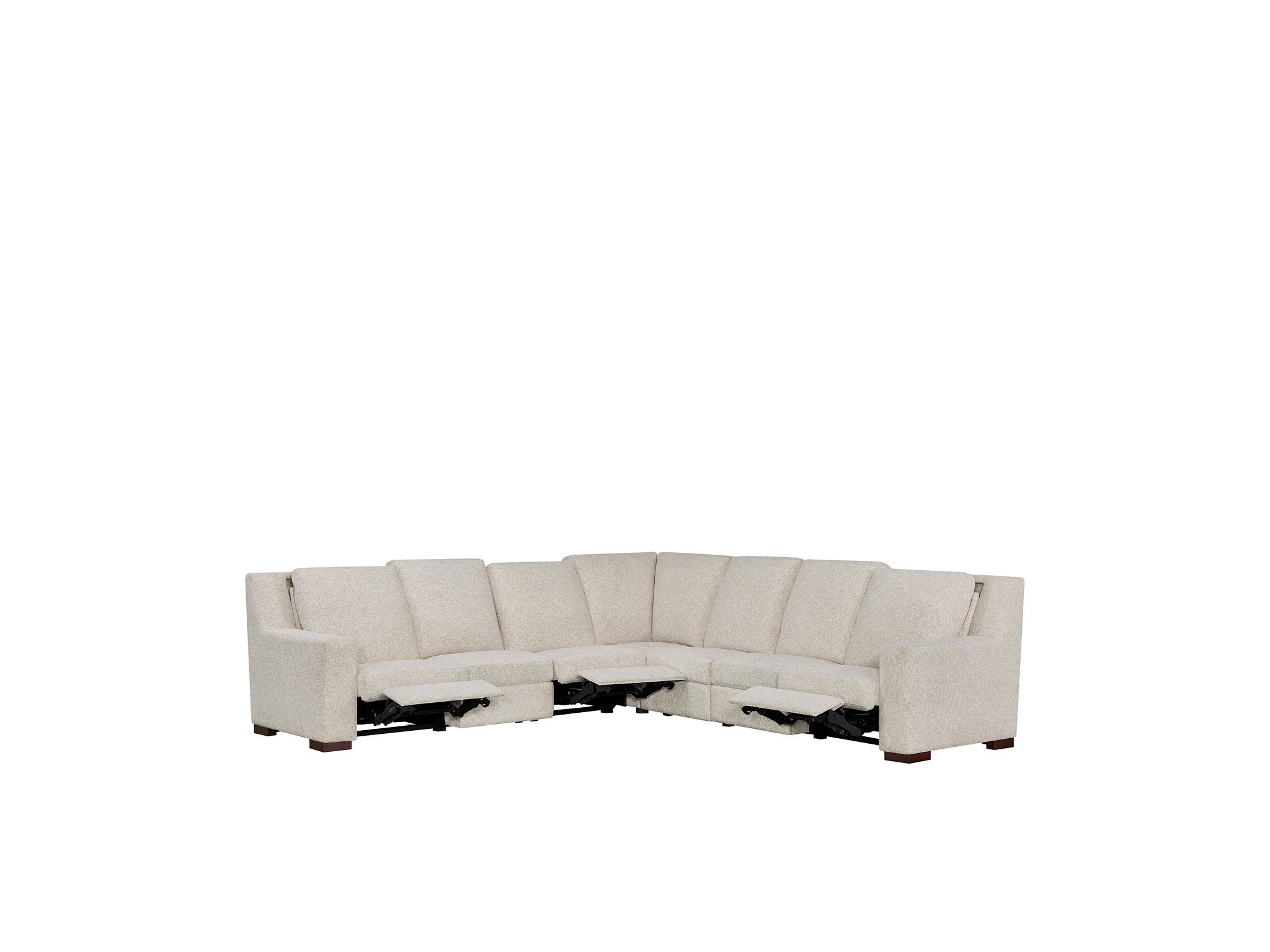 Rhodes 5 Pc Sectional - Silo with a white background
