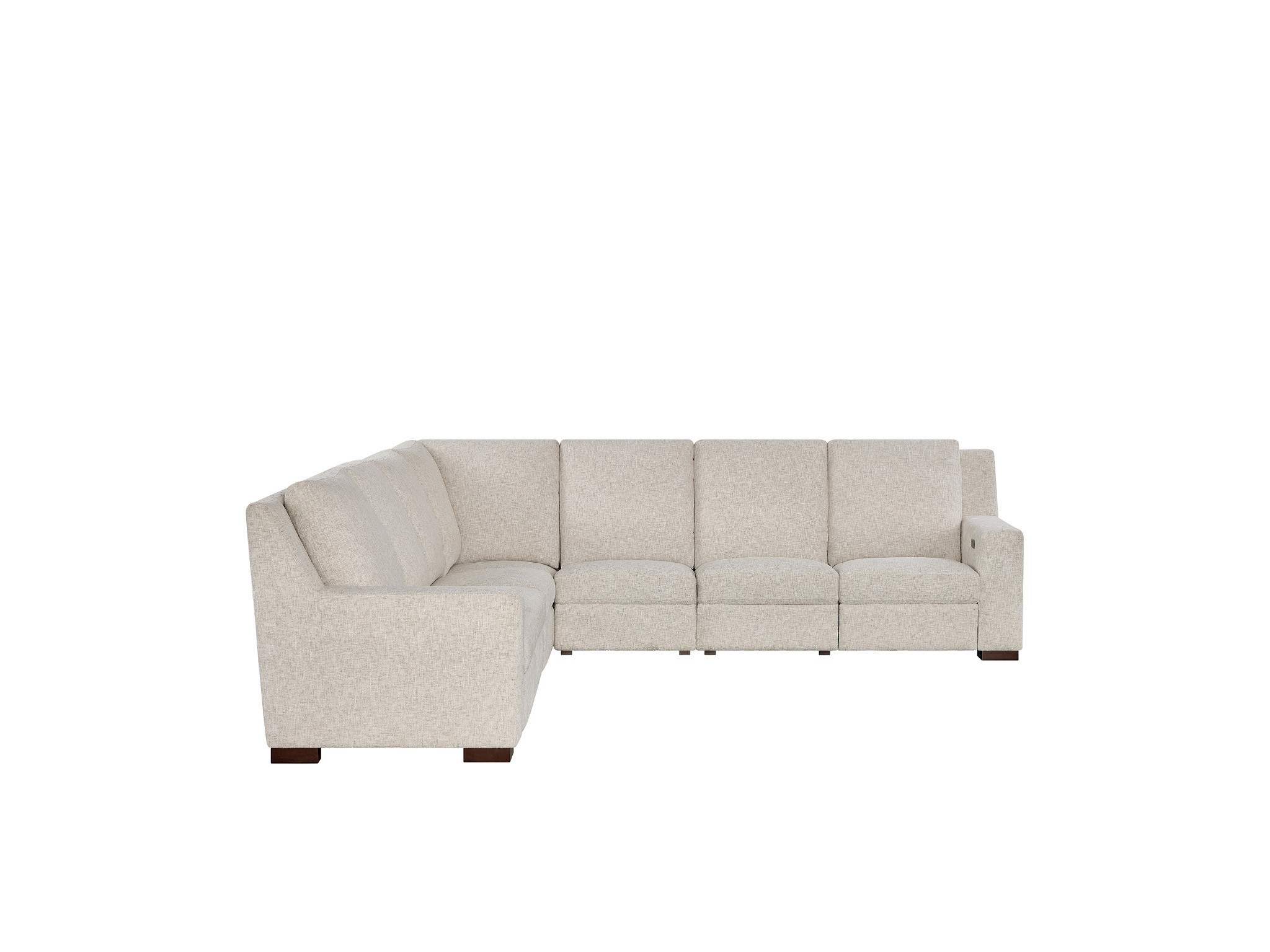 Rhodes 5 Pc Sectional - Silo with a white background