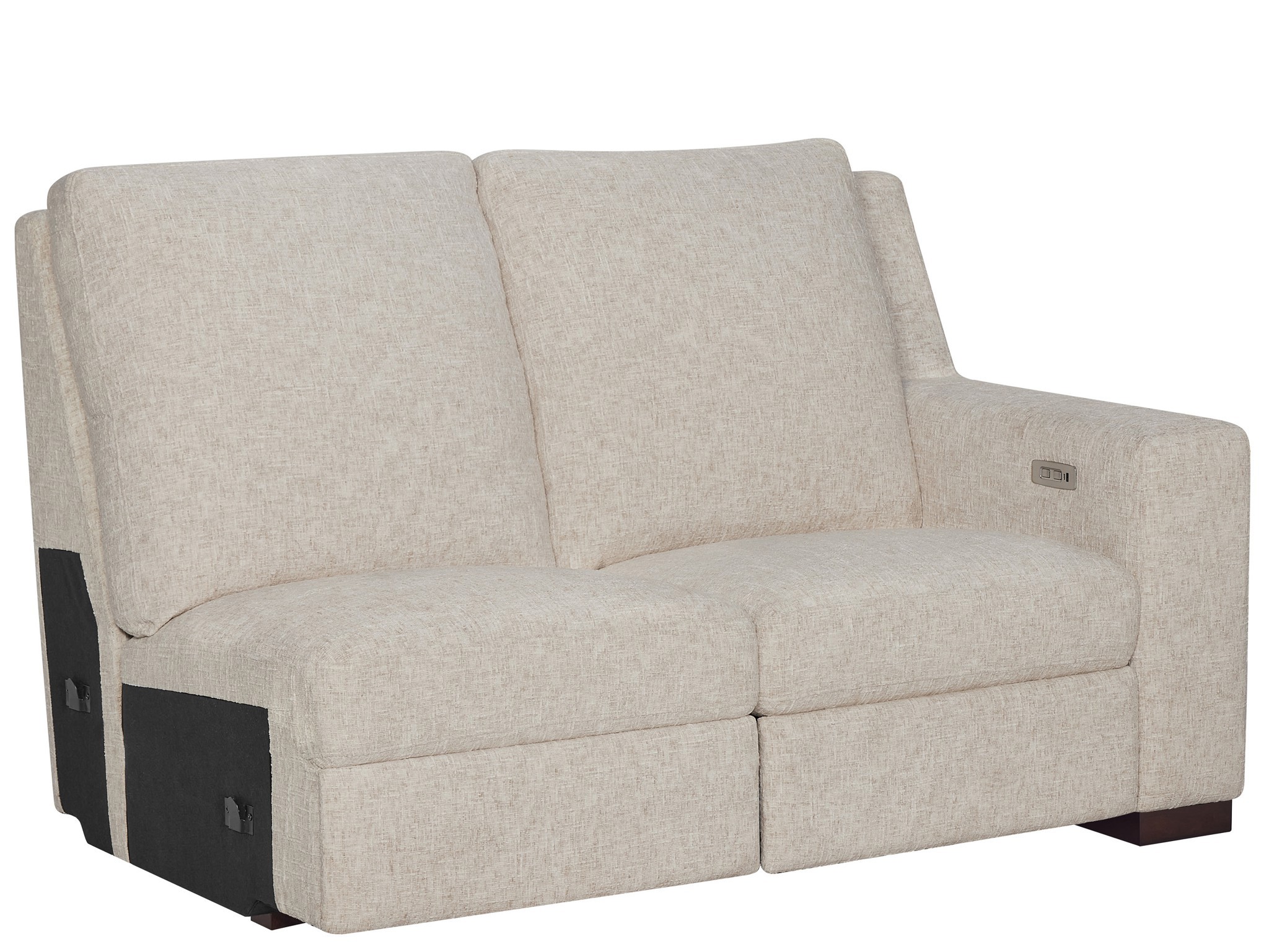 Rhodes Loveseat RAF - Silo with a white background