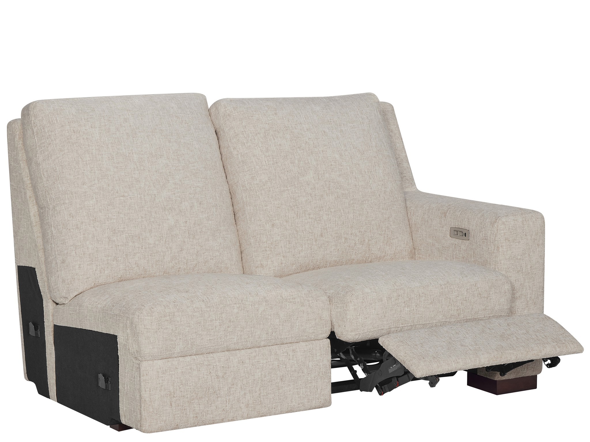 Rhodes Loveseat RAF - Silo with a white background