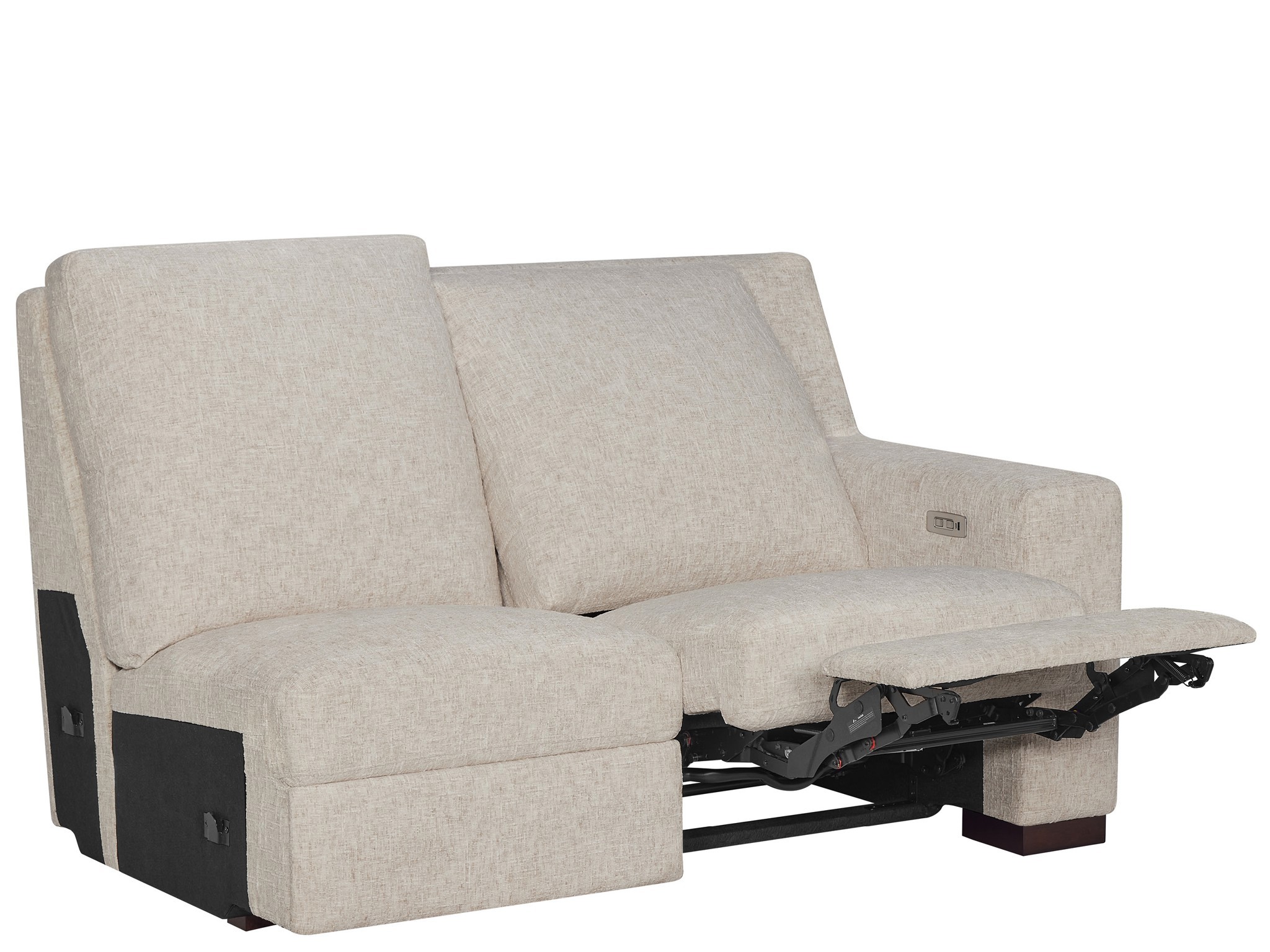 Rhodes Loveseat RAF - Silo with a white background