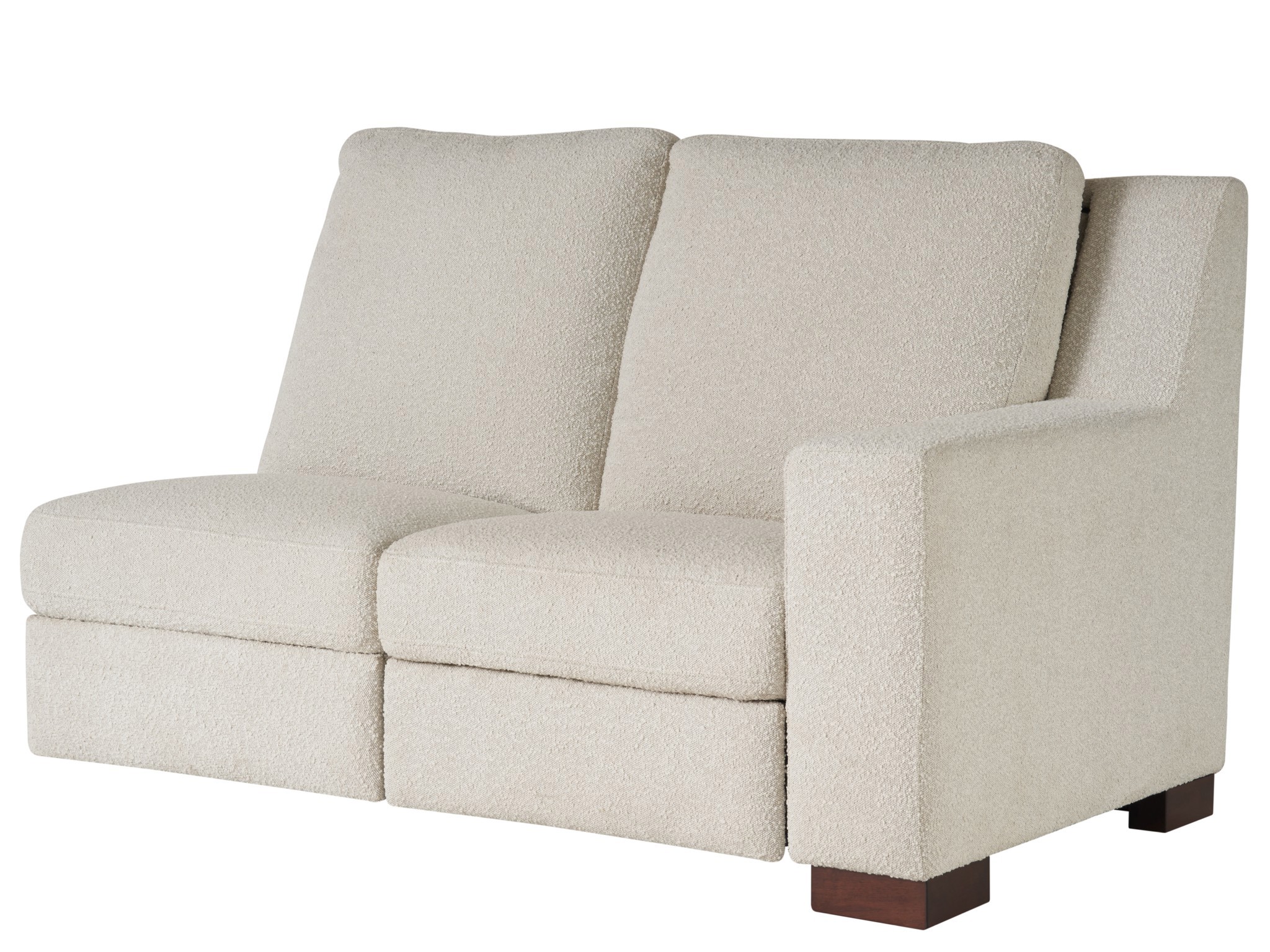 Rhodes Loveseat RAF - Silo with a white background