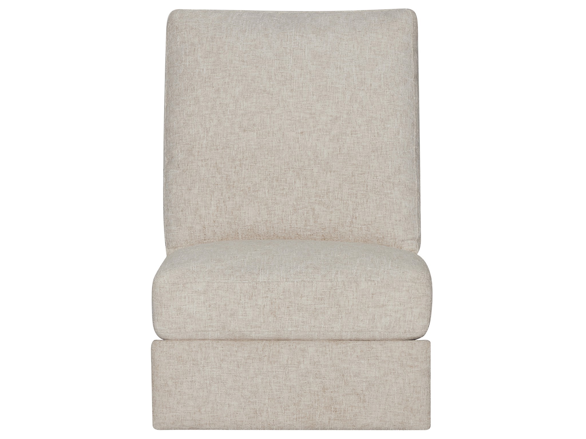 Rhodes Armless Recliner - Silo with a white background