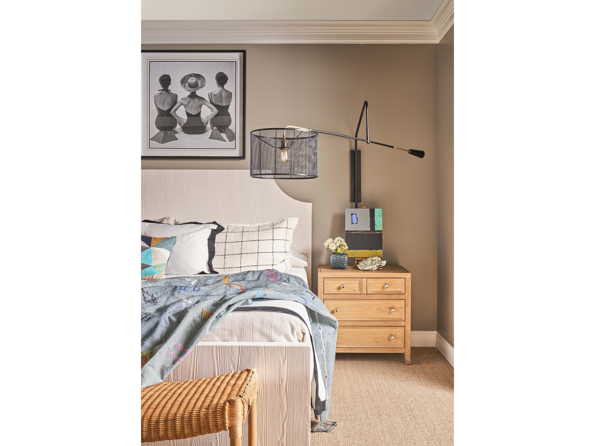 Weekender Nightstand - Multiple item room scene