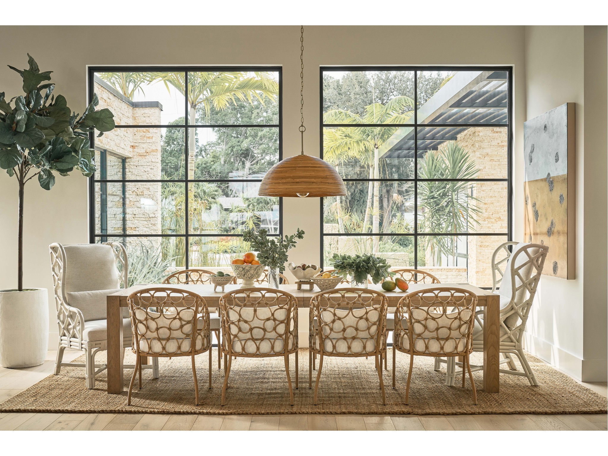 Santa Rosa Arm Chair - Multiple item room scene