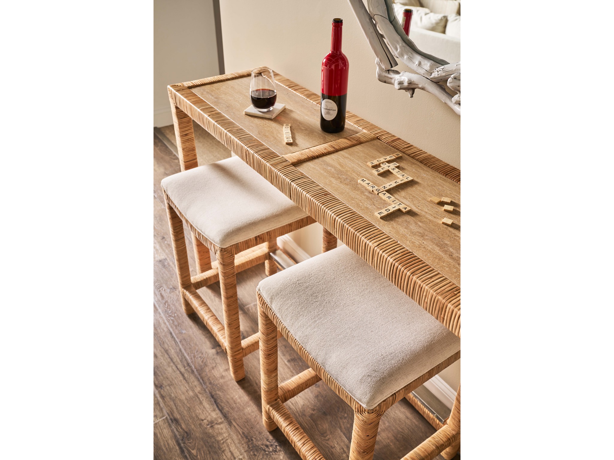 Sandbar Console - Multiple item room scene