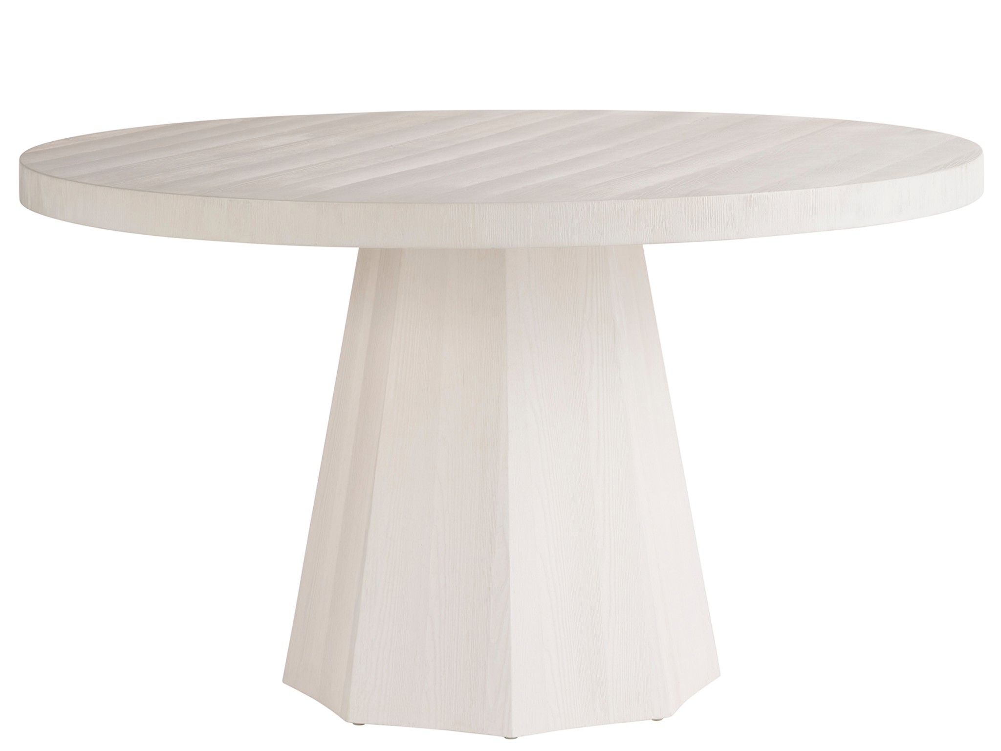 Mackinaw Round Dining Table - Silo with a white background