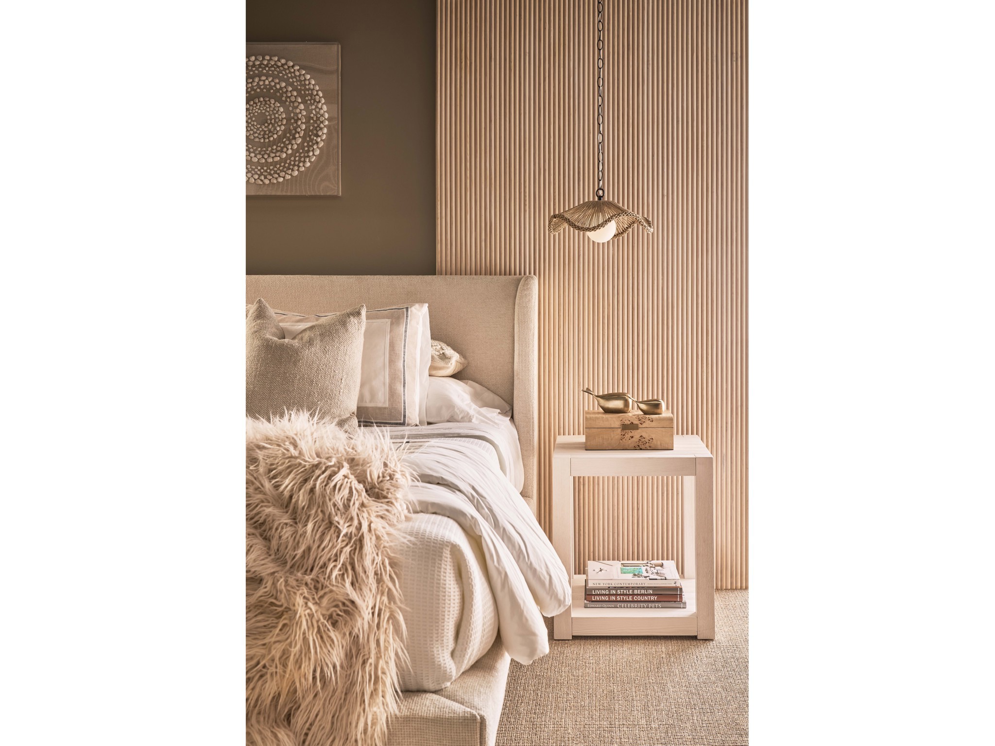 Hermosa Square End Table - Multiple item room scene