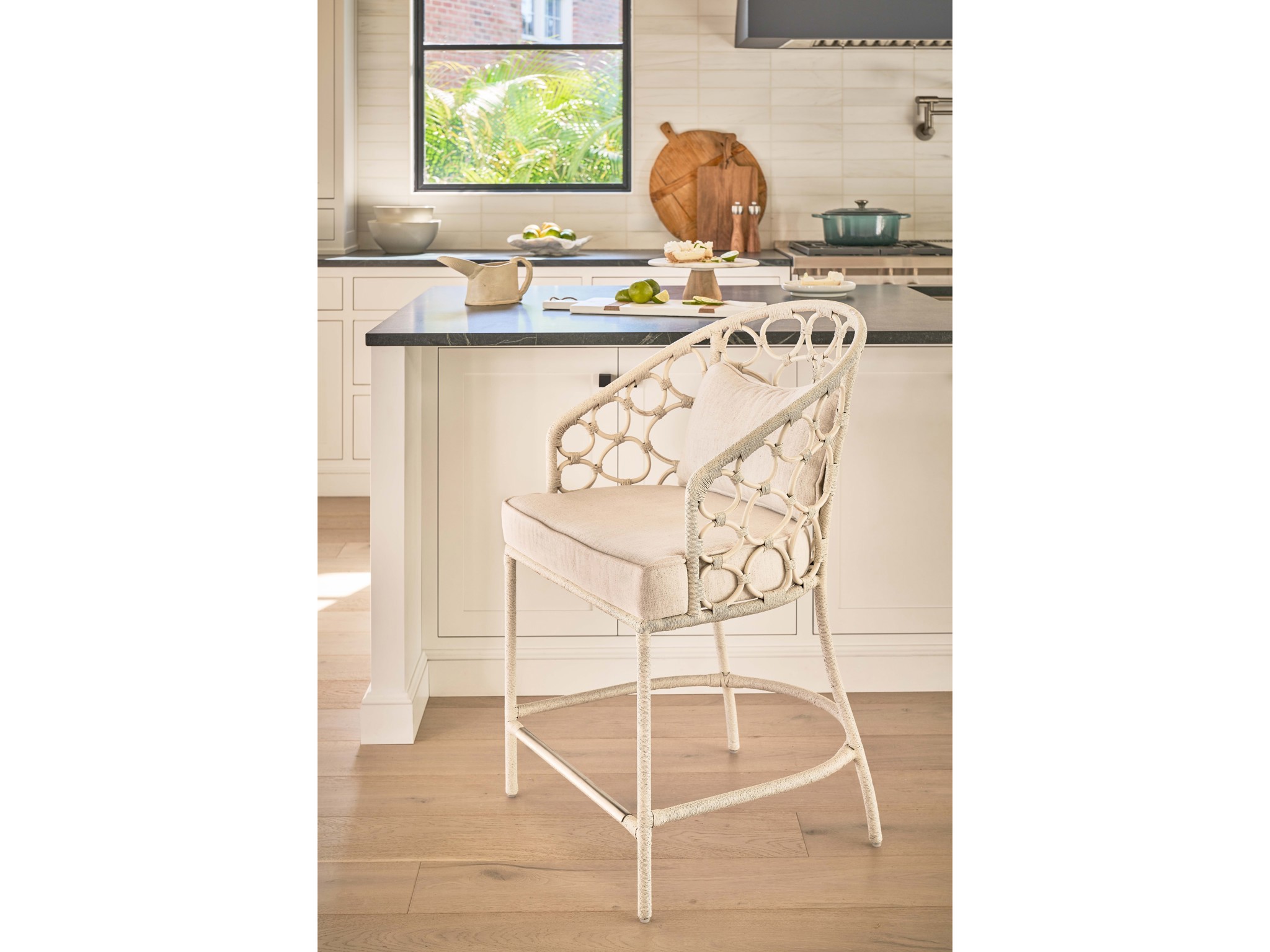 Pebble Counter Chair - Multiple item room scene