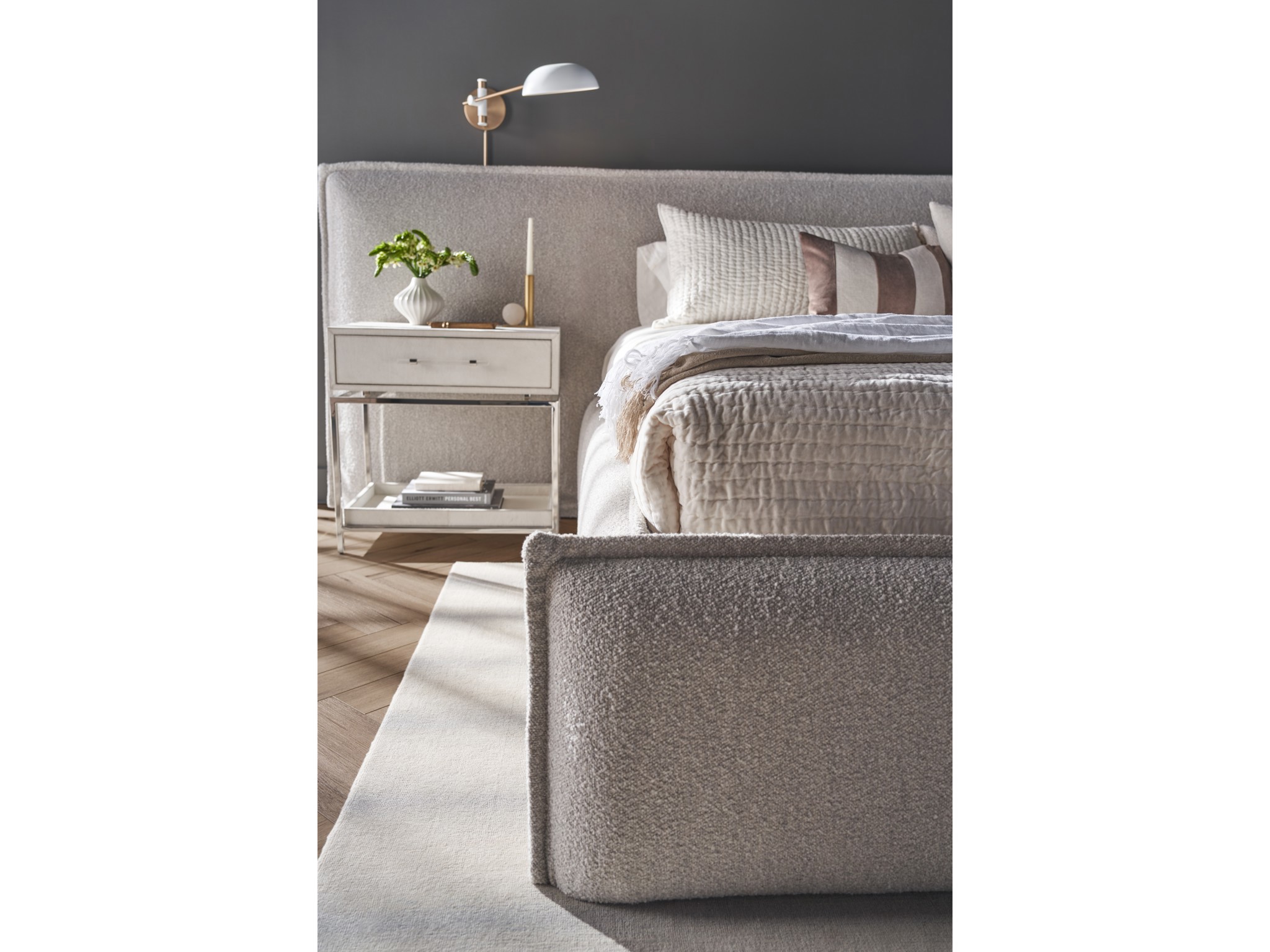 Lyra Nightstand - Multiple item room scene