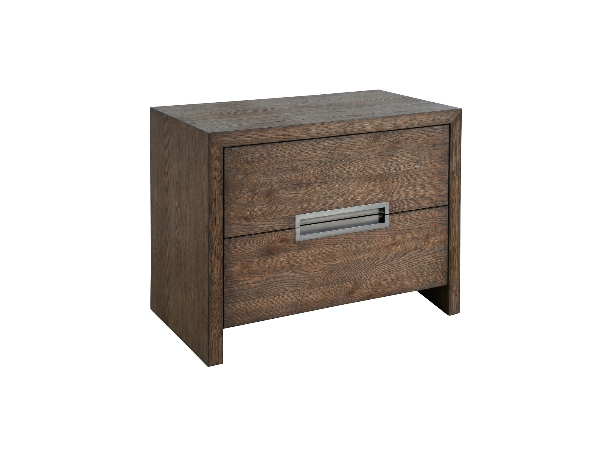 Atlas Drawer Nightstand - Silo with a white background