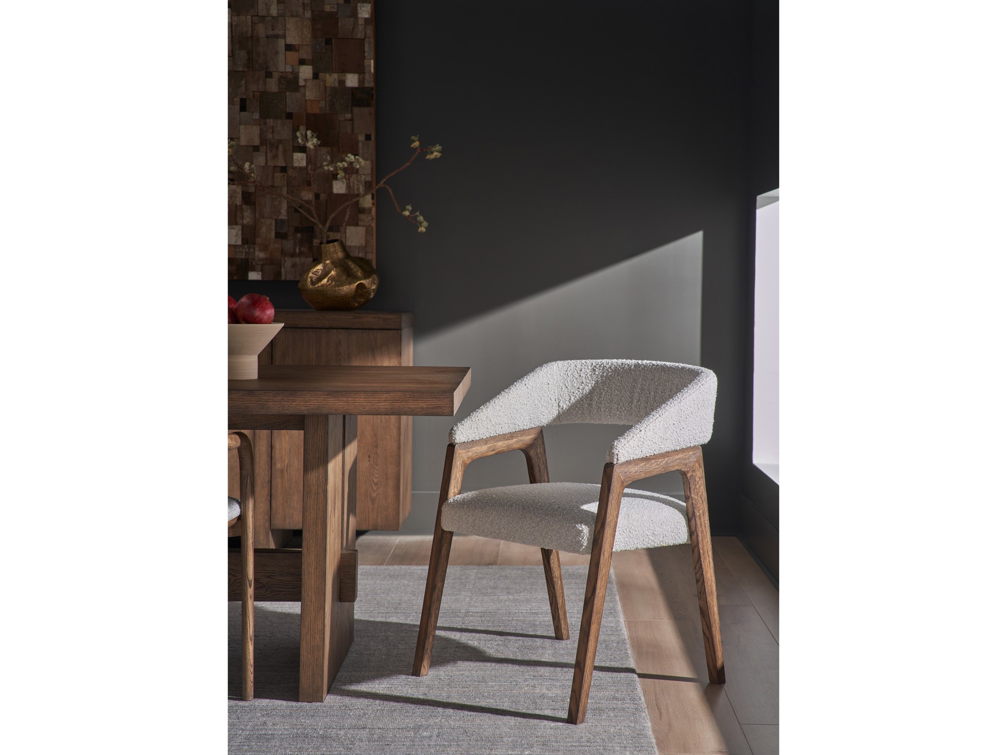 Barrel Back Dining Chair - Multiple item room scene