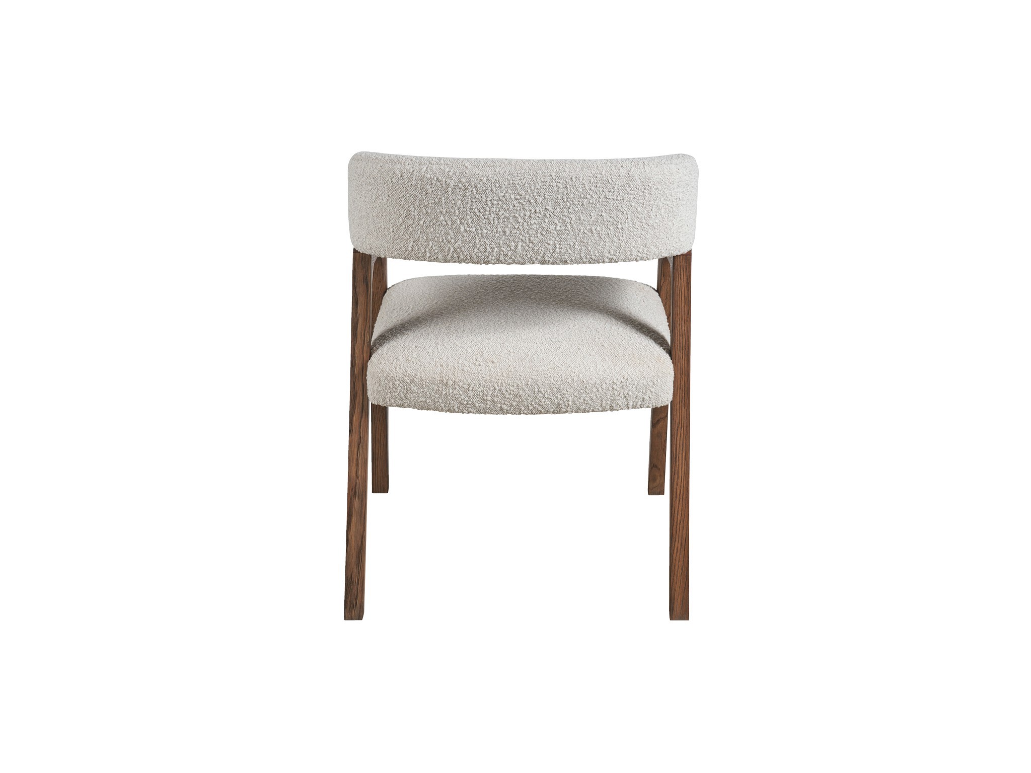 Barrel Back Dining Chair - Silo with a white background