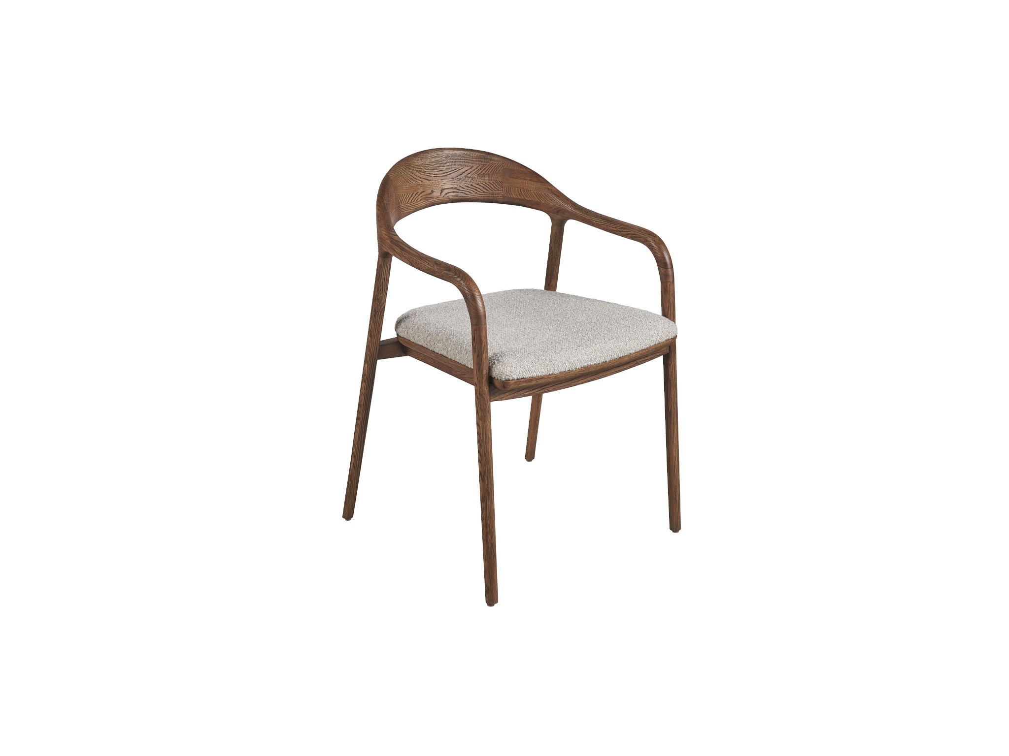 Echo Dining Arm Chair - Silo with a white background