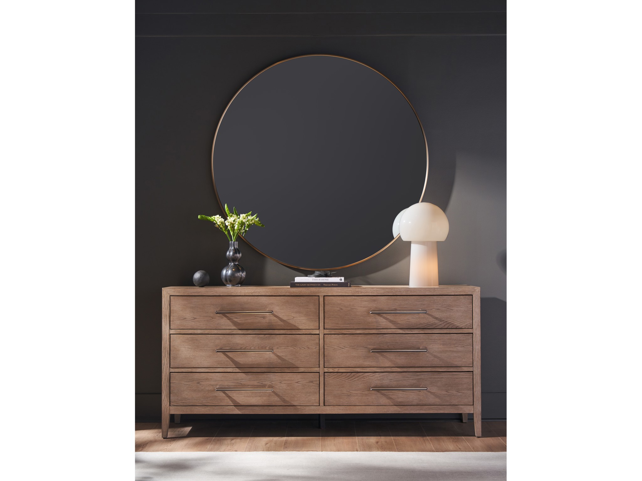 Cove Drawer Dresser - Multiple item room scene