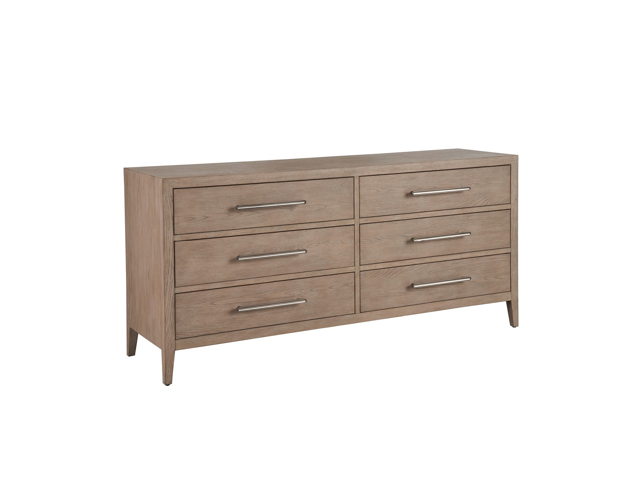 Cove Drawer Dresser - Silo with a white background