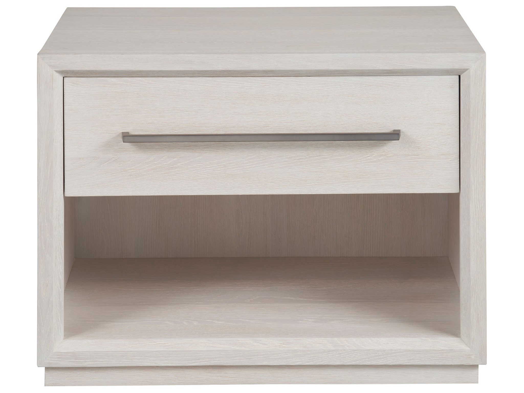 Astrid Drawer Nightstand - Silo with a white background