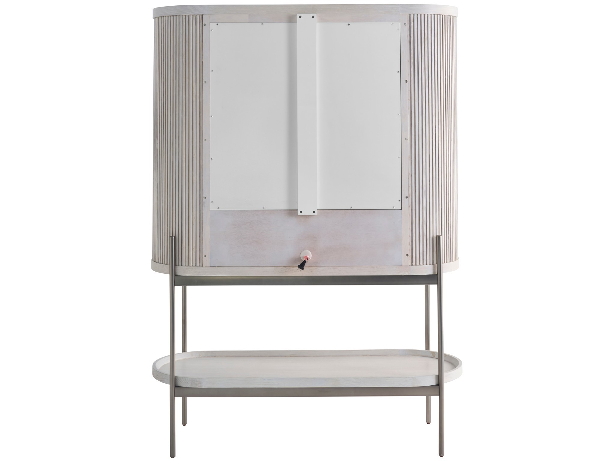 Linnea Bar Cabinet - Silo with a white background