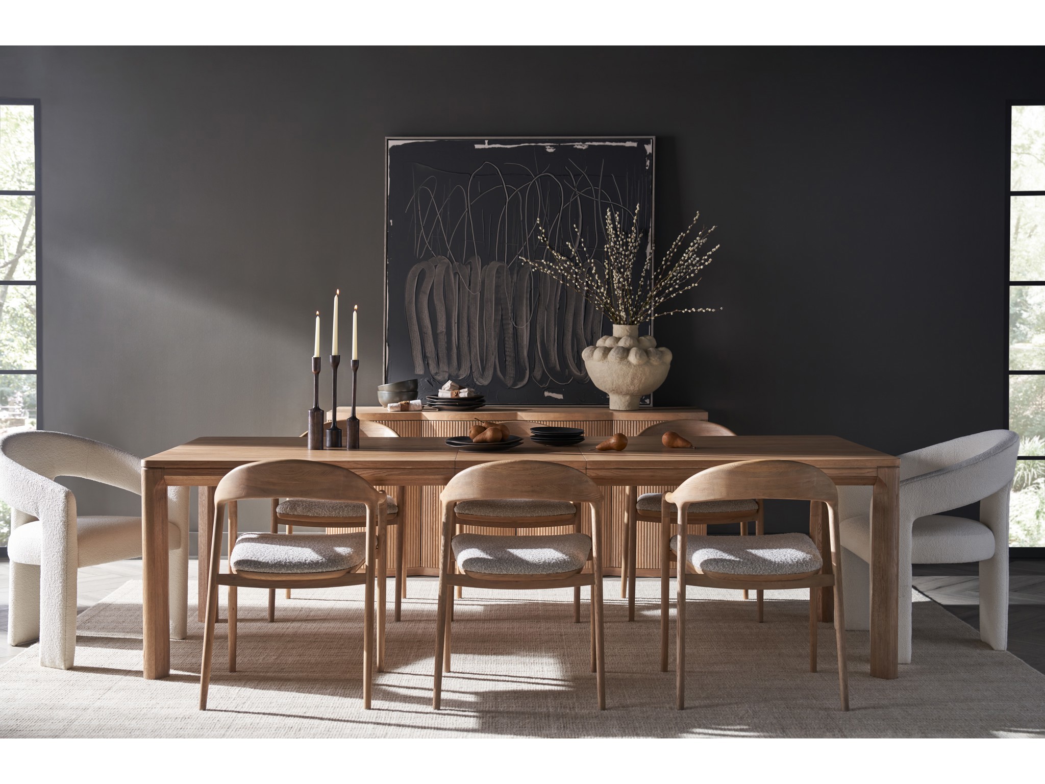 Echo Dining Arm Chair - Multiple item room scene