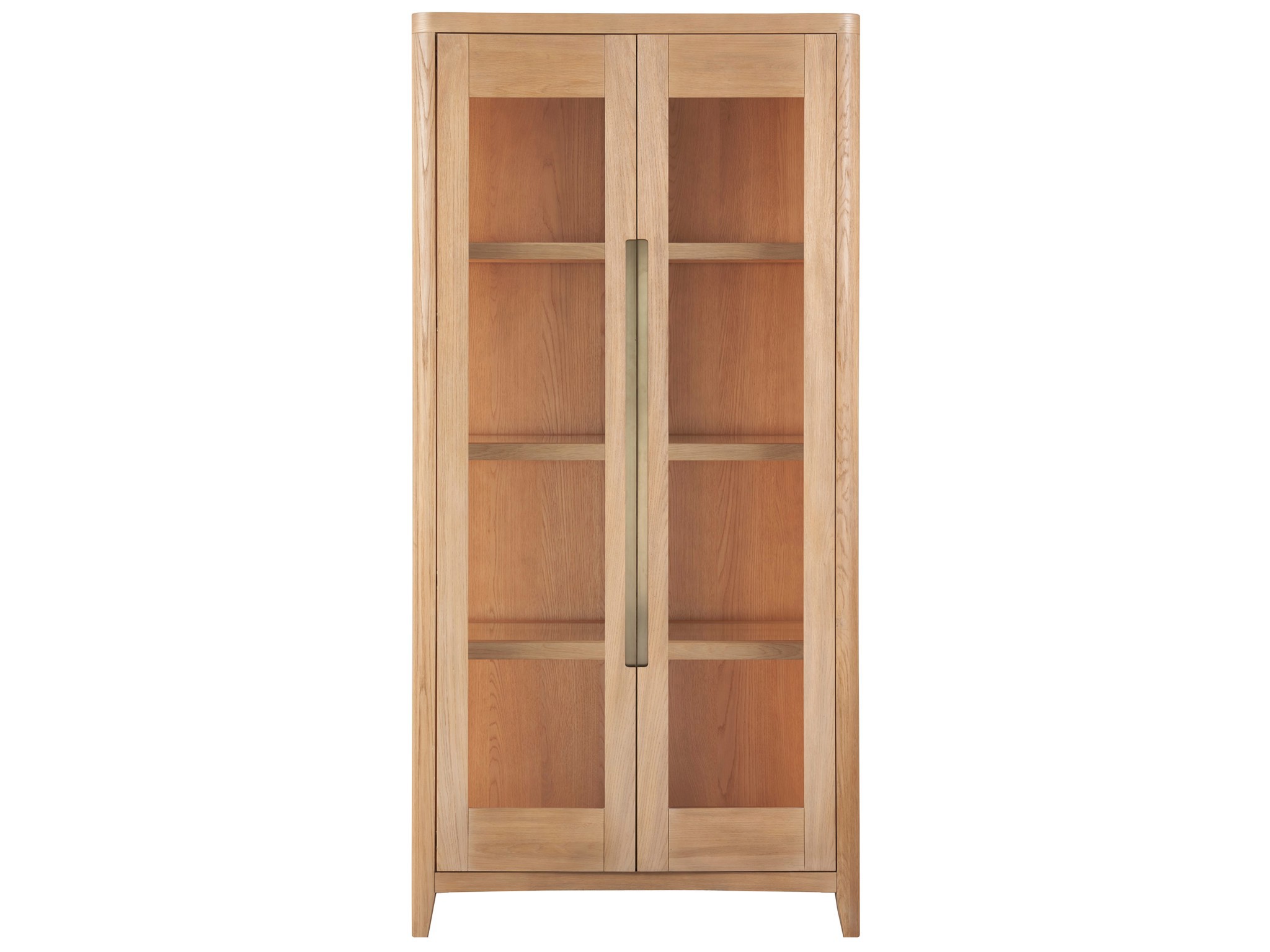 Zella Display Cabinet - Silo with a white background