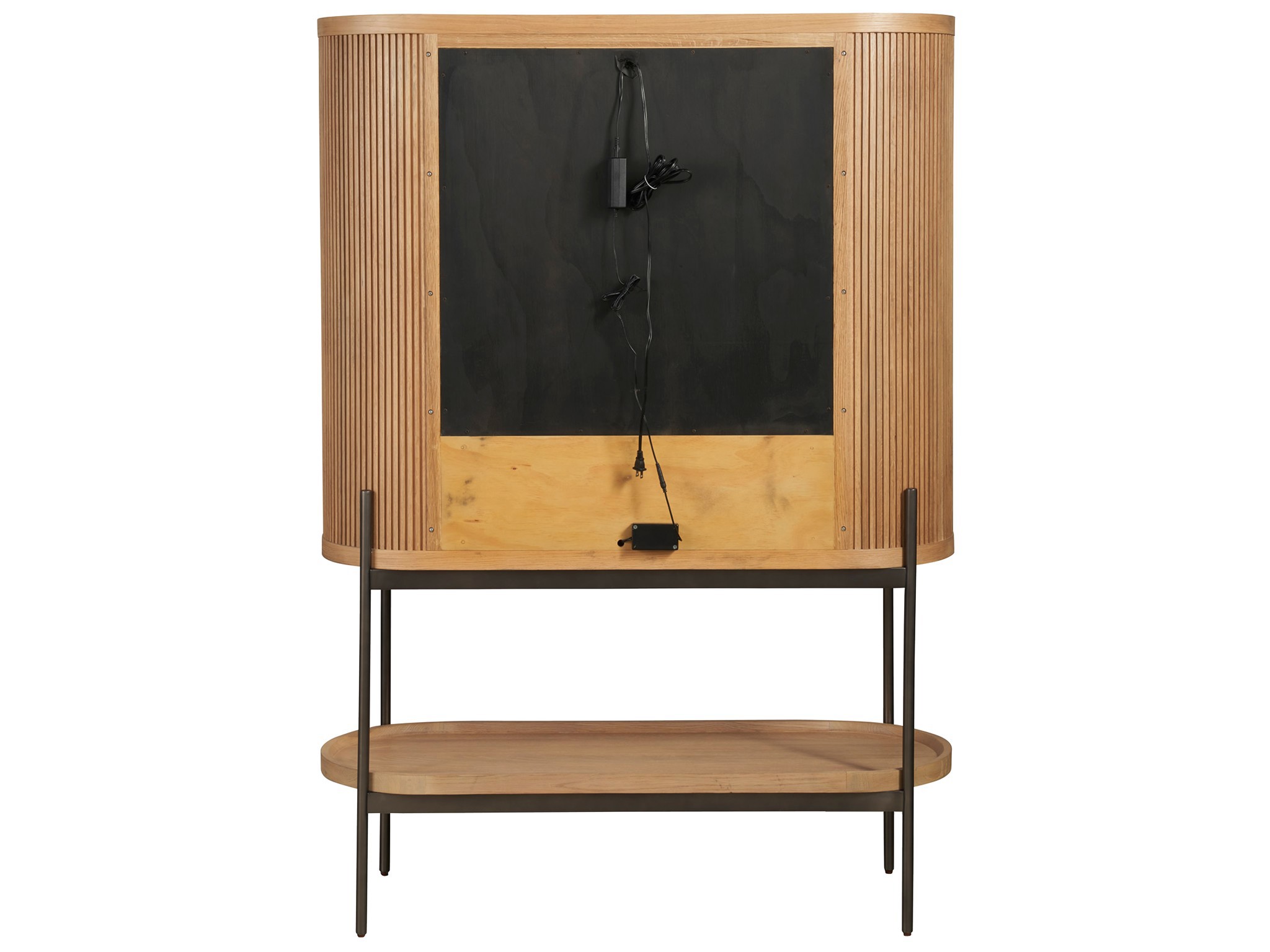 Linnea Bar Cabinet - Silo with a white background