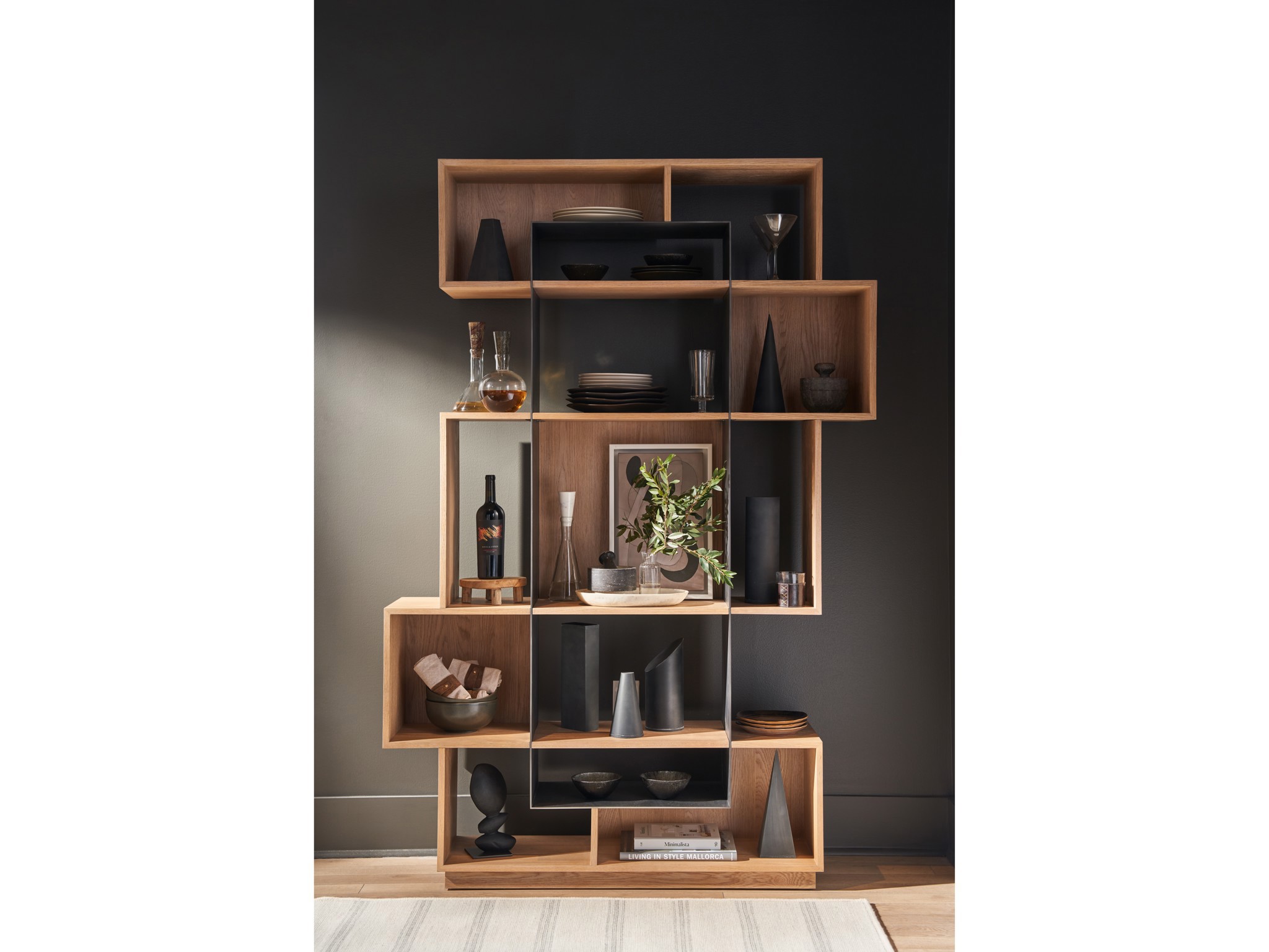 Jaxon Etagere - Multiple item room scene
