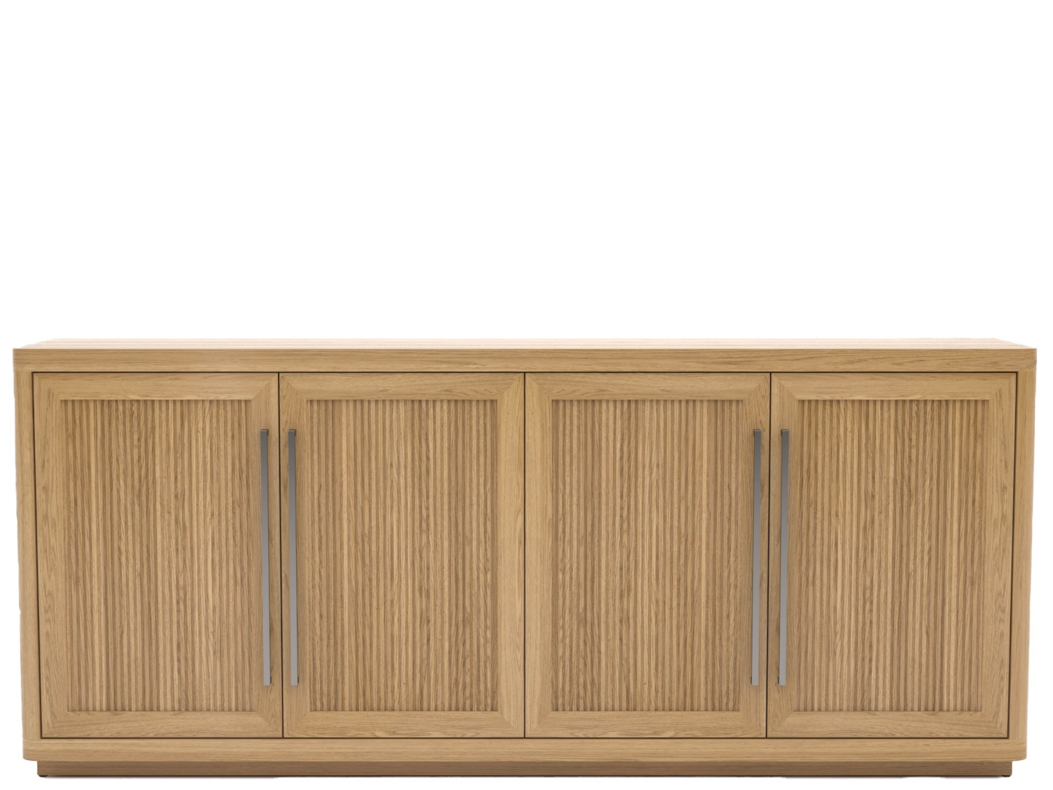 Media Credenza - Silo with a white background