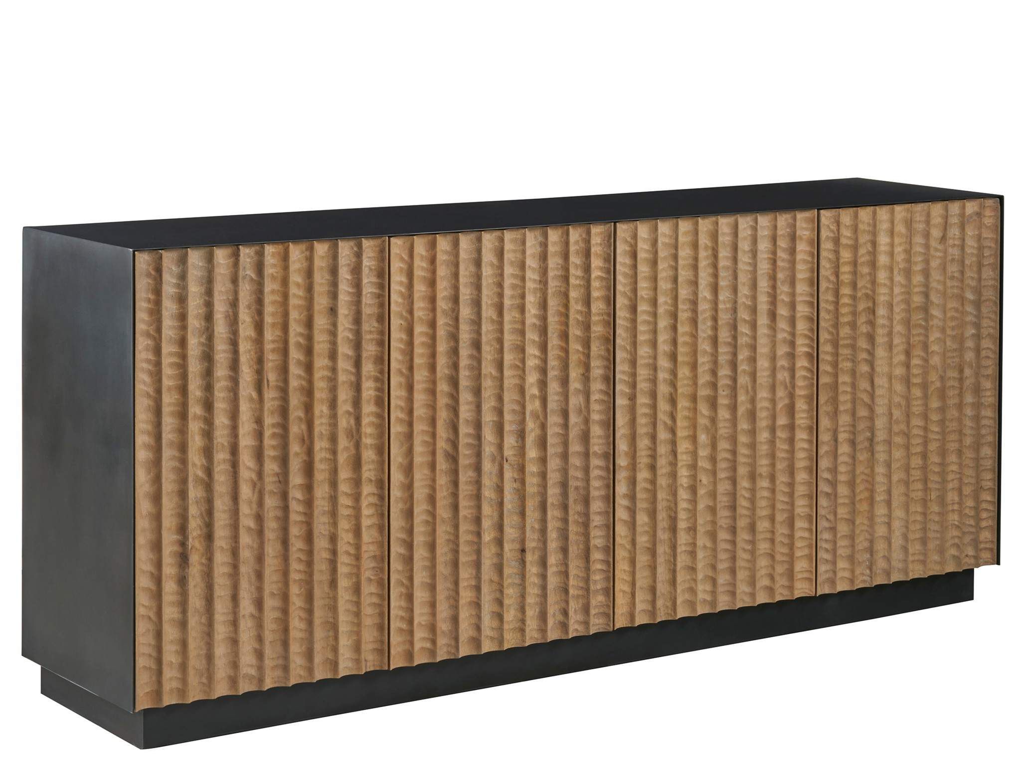 Noir Credenza - Silo with a white background