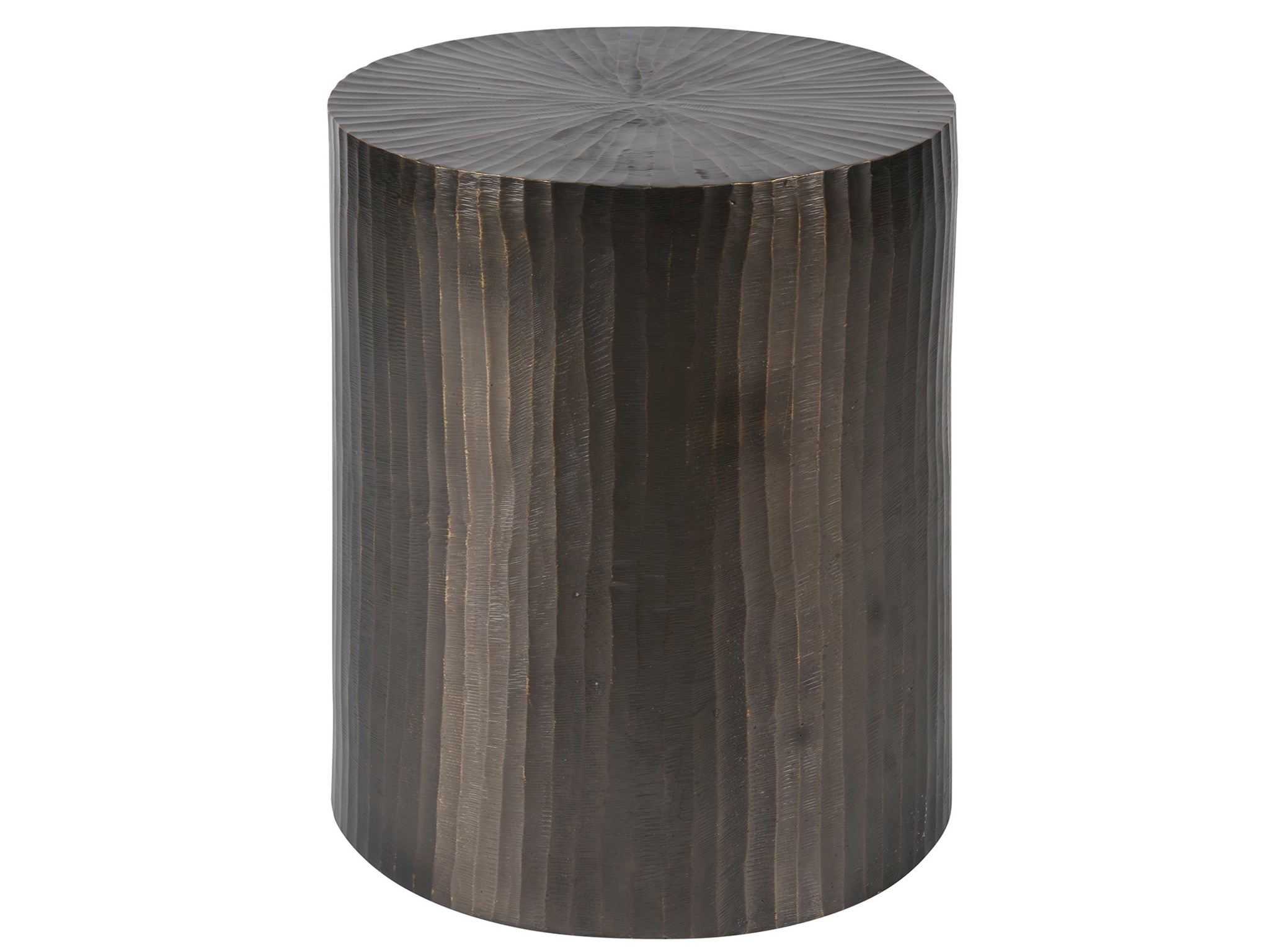 Asher Round End Table - Silo with a white background