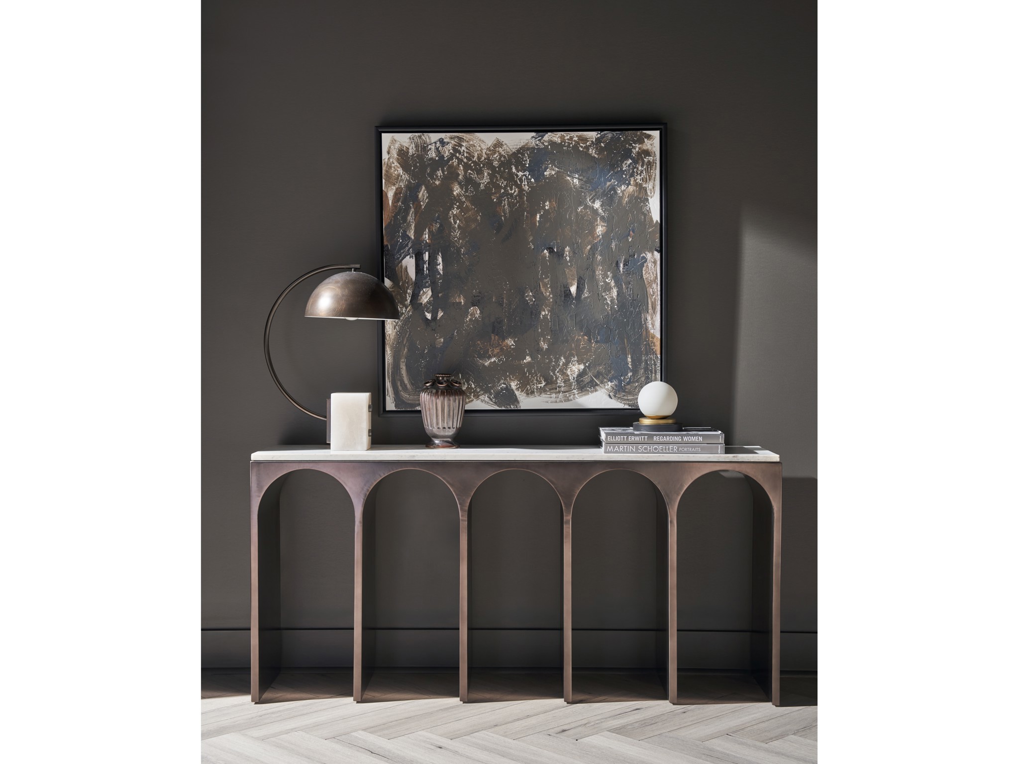 Moda Console Table - Multiple item room scene