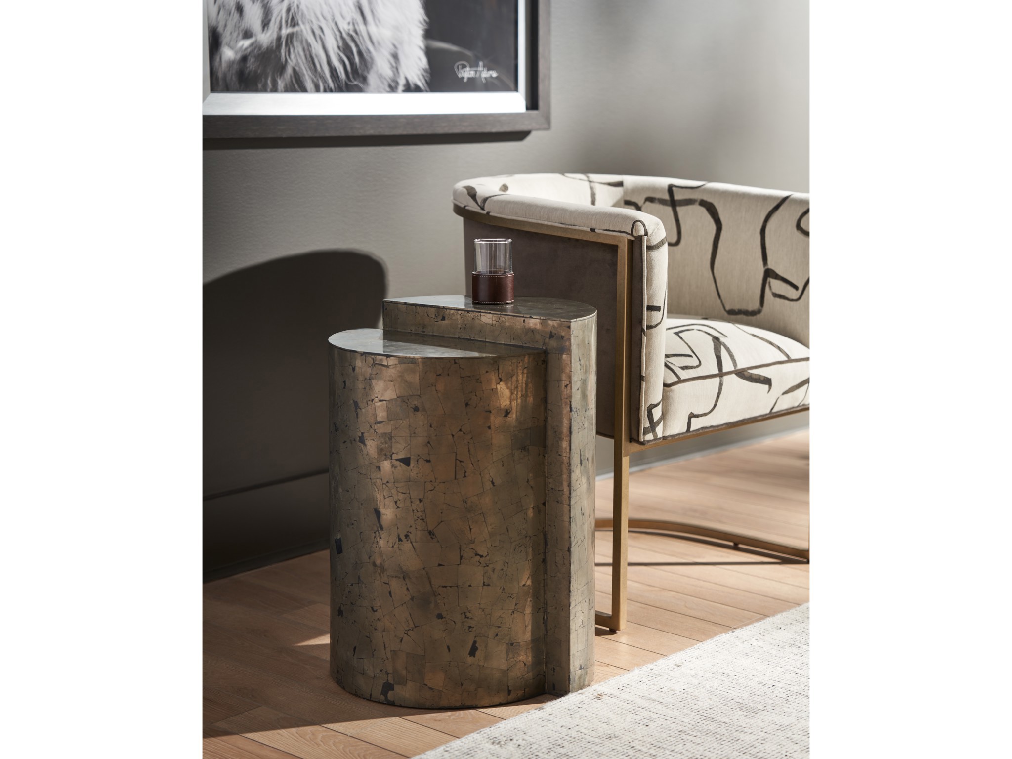 Cosmo End Table - Multiple item room scene