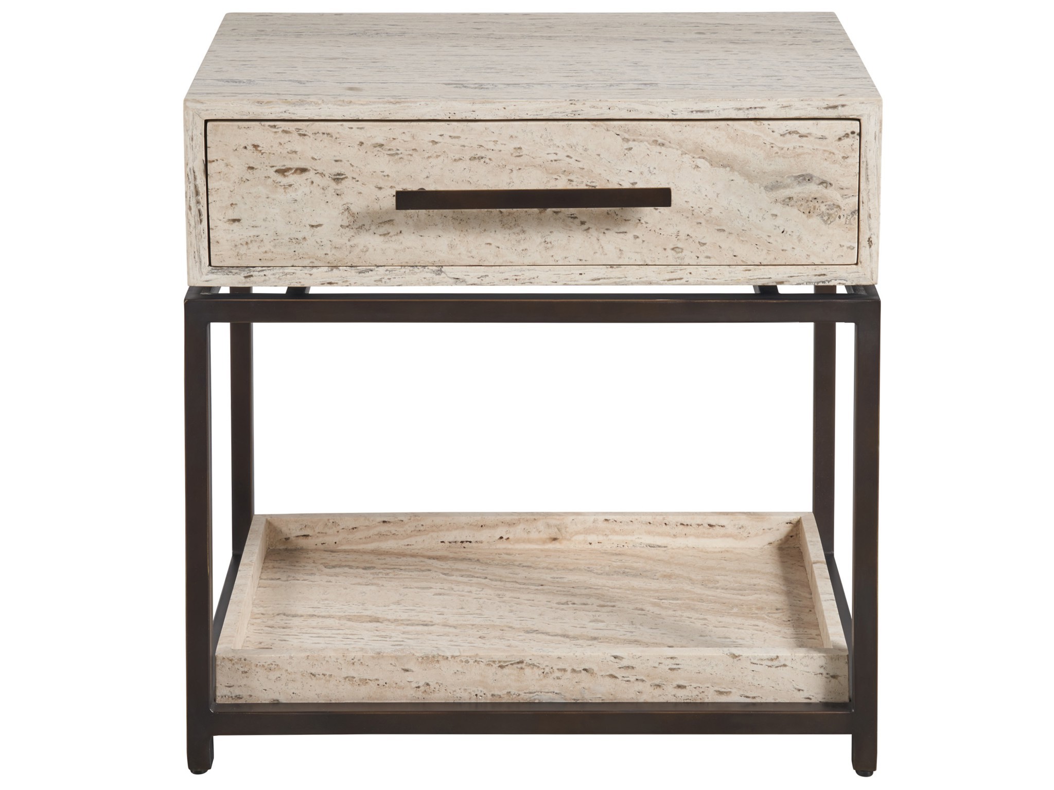 Dove Nightstand - Silo with a white background