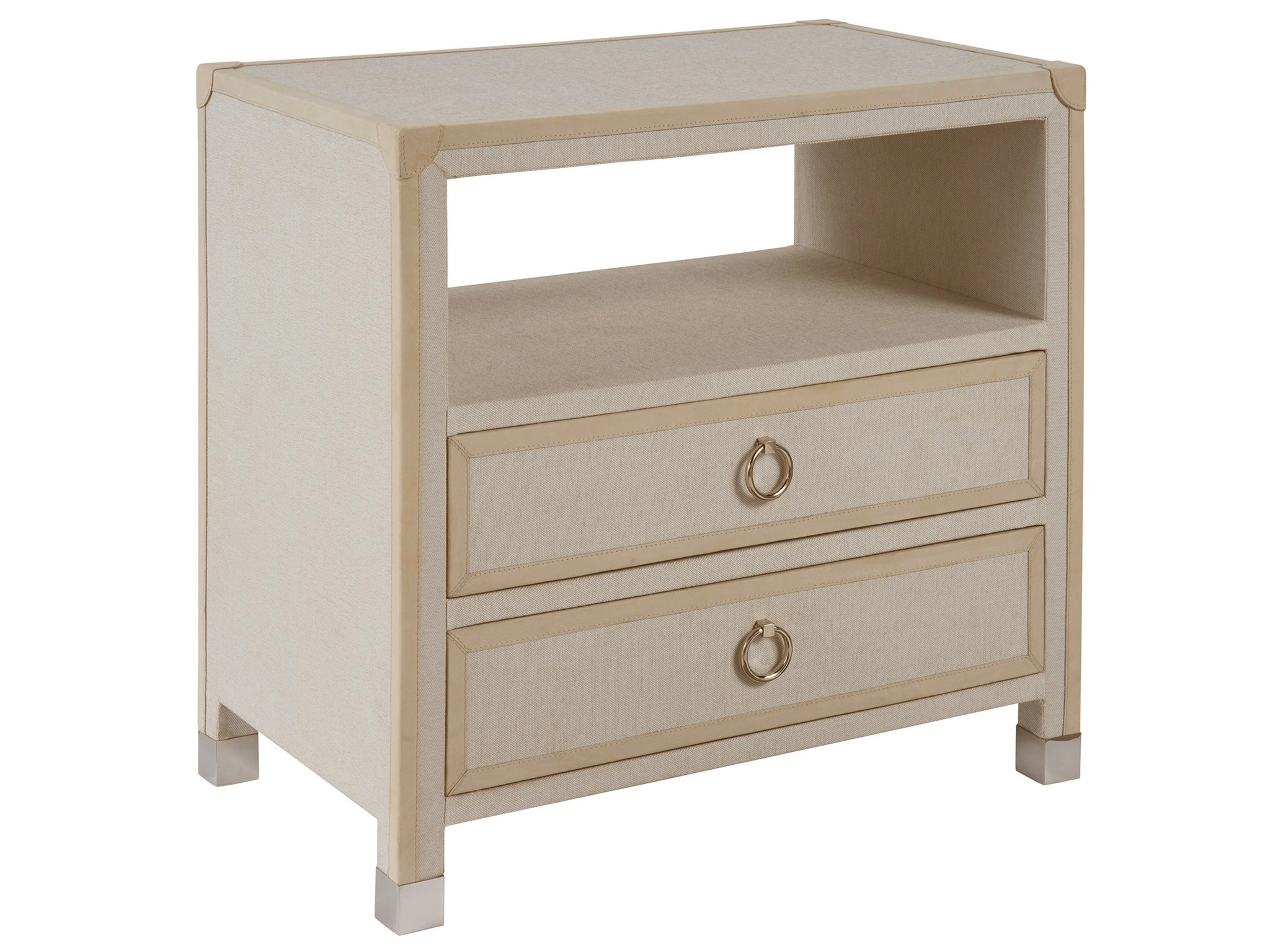 Riven Nightstand - Silo with a white background