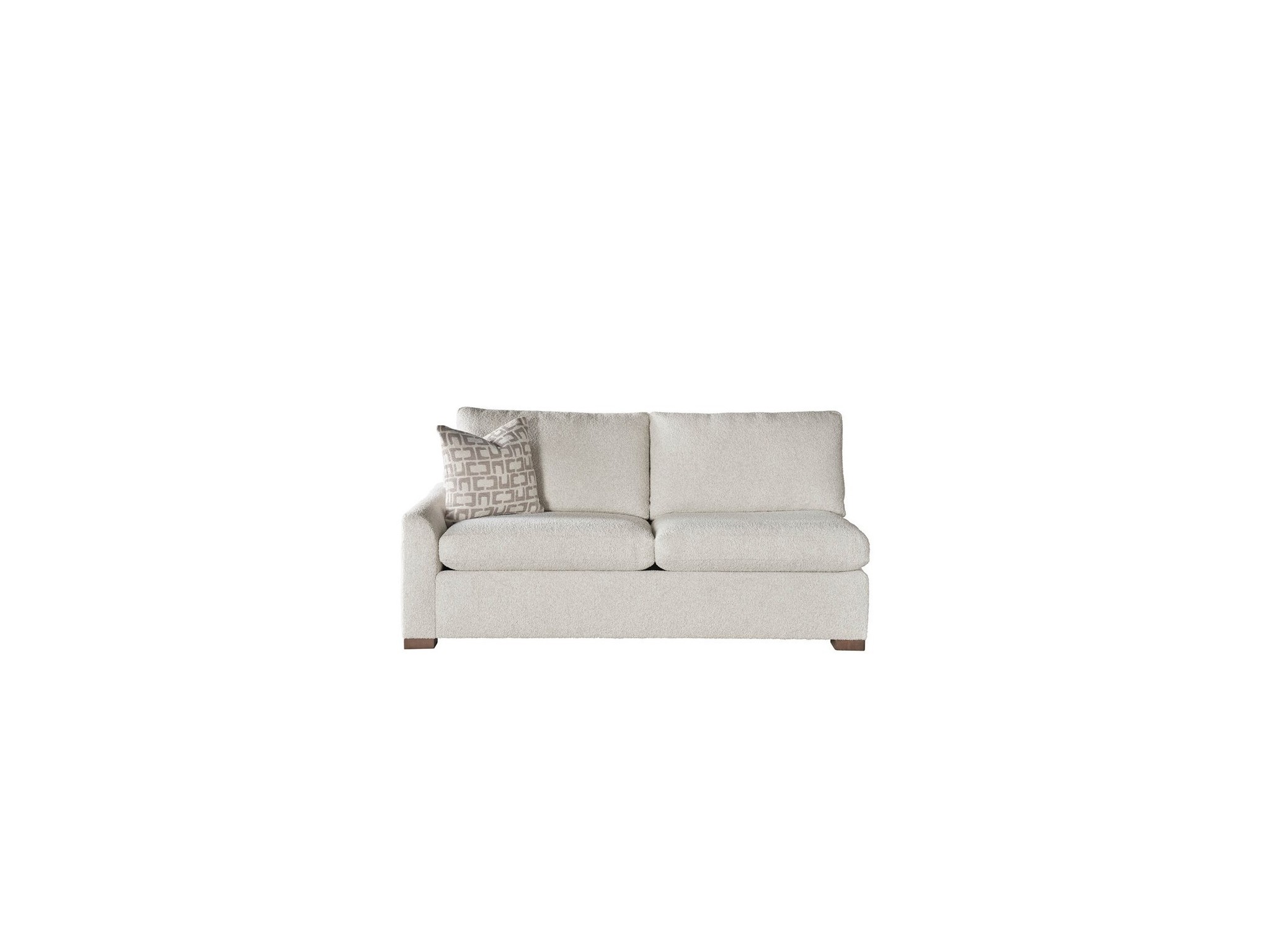 Modern U Choose Loveseat LAF - Special Order - Silo with a white background