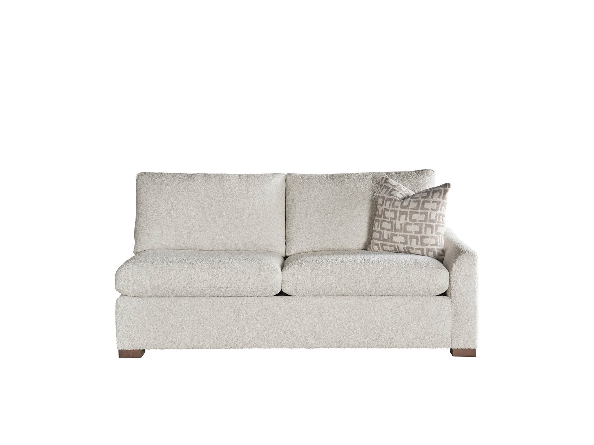 Modern U Choose Loveseat RAF - Special Order - Silo with a white background