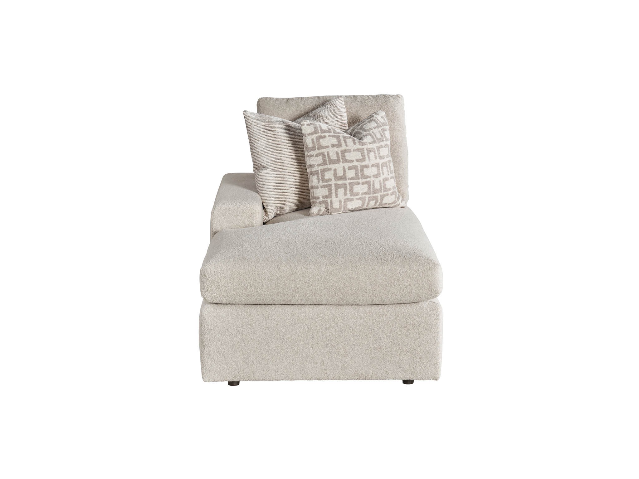 Modern U Choose Chaise LAF - Special Order - Silo with a white background