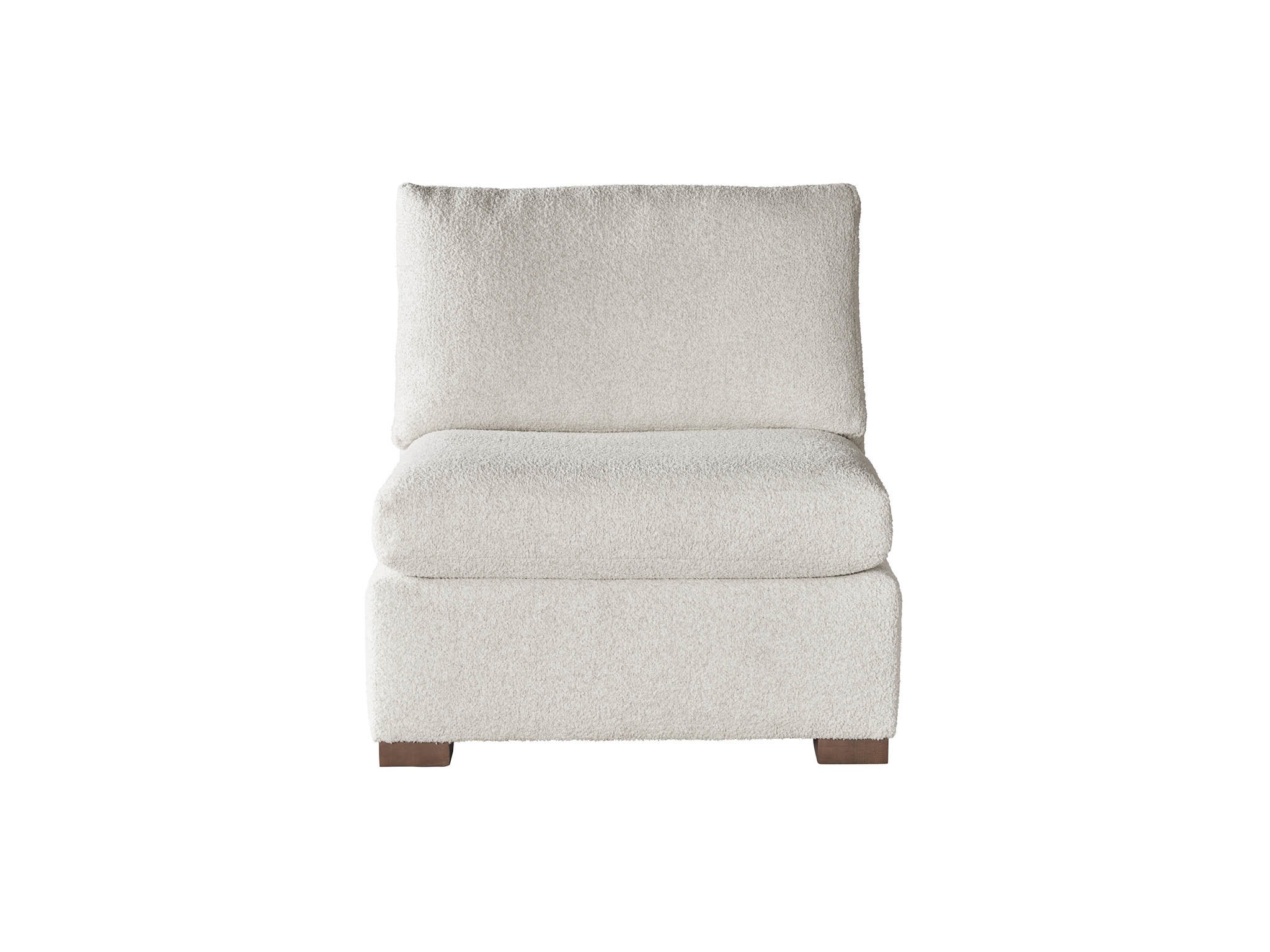 Modern U Choose Armless Chair - Special Order - Silo with a white background