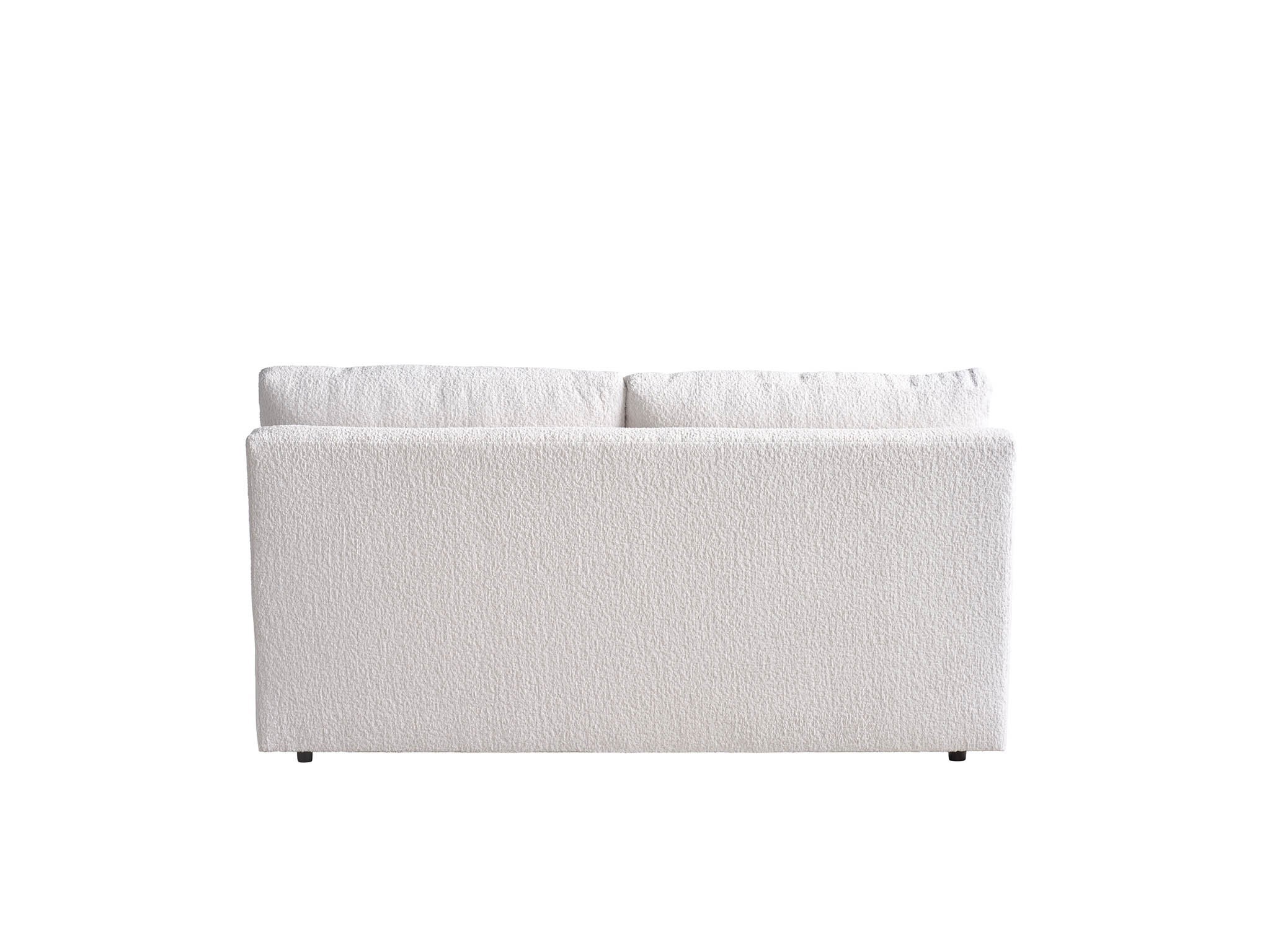 Modern U Choose Armless Loveseat - Special Order - Silo with a white background