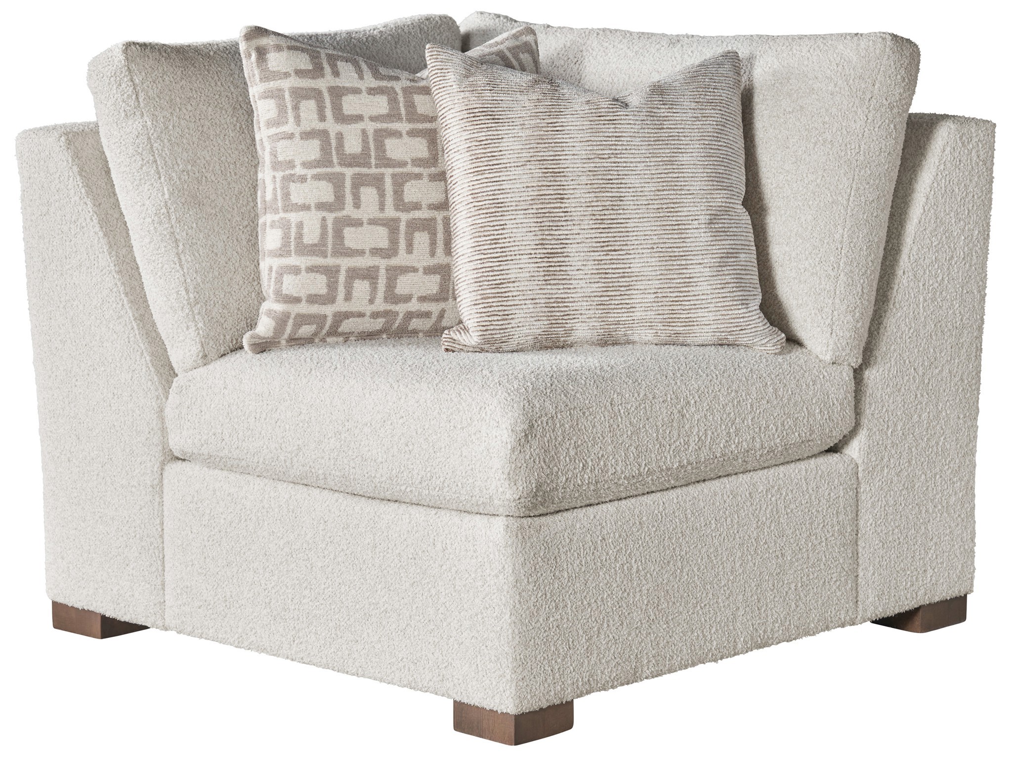 Modern U Choose Armless Corner -Special Order - Silo with a white background