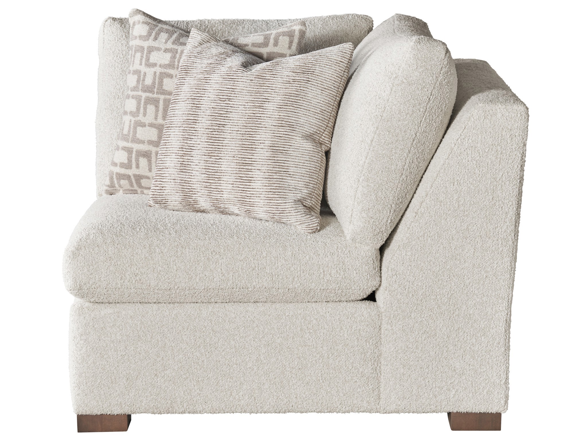 Modern U Choose Armless Corner -Special Order - Silo with a white background