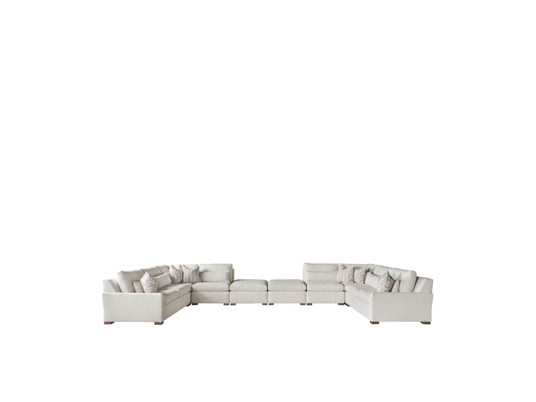 Modern U Choose Luxe Sectional - Special Order - Silo with a white background